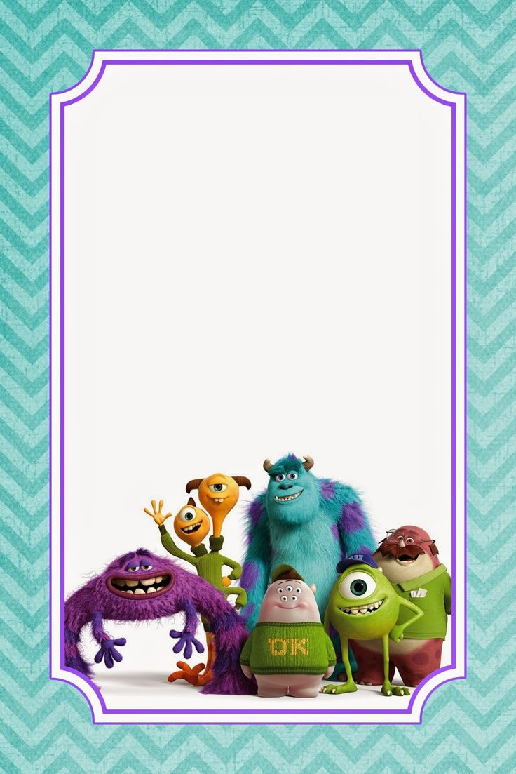 Free Monster Birthday Invitations regarding Free Printable Monsters Inc Birthday Invitations