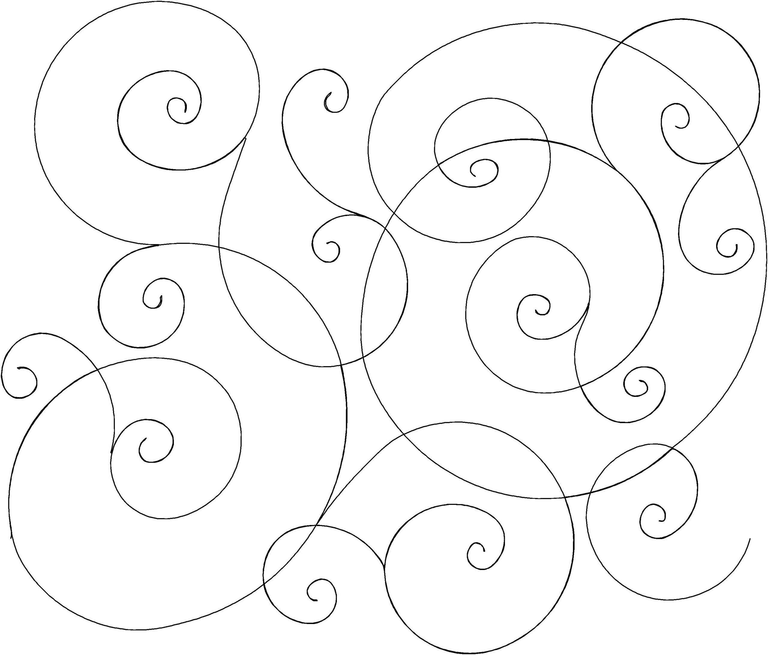 Free Motion Quilting Template Thangles 2.0&amp;quot; Quilting Templates in Printable Thangles Free