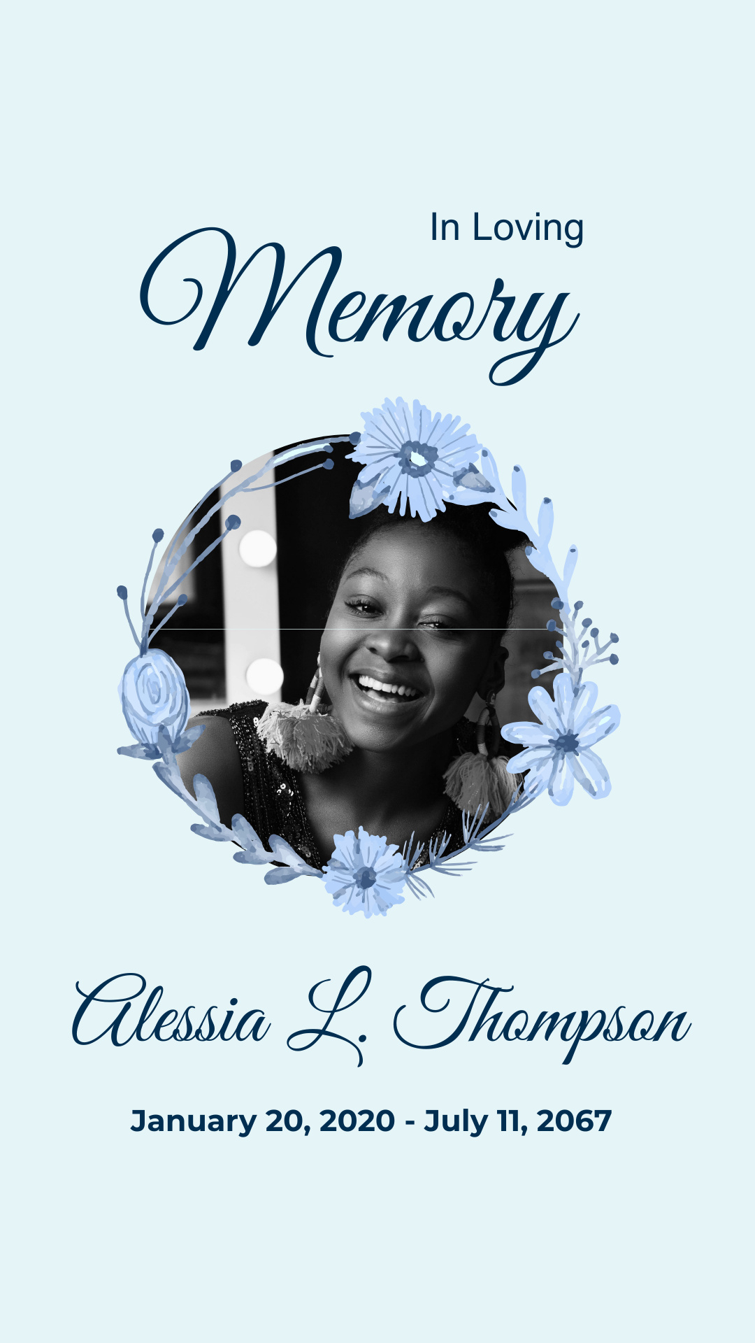 Free Obituary Templates, Editable And Printable for Free Printable Obituary