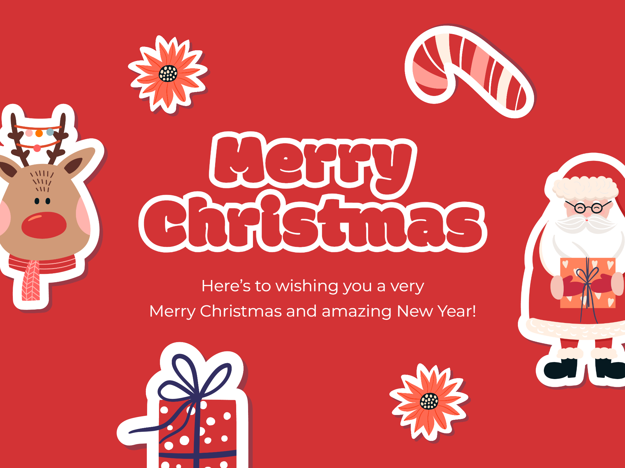 Free Online Christmas Card Maker: Editable And Printable | Fotor with regard to Create Your Own Free Printable Christmas Cards