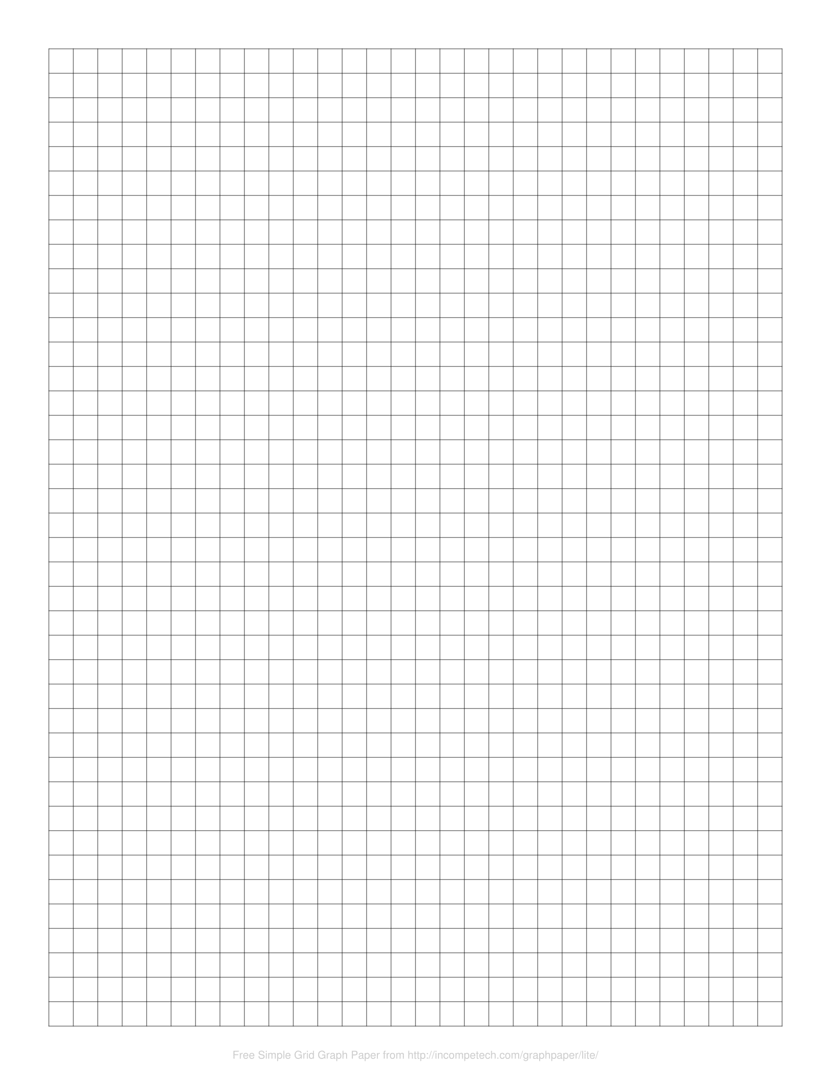 Free Online Graph Paper / Simple Grid inside Free Printable Squared Paper