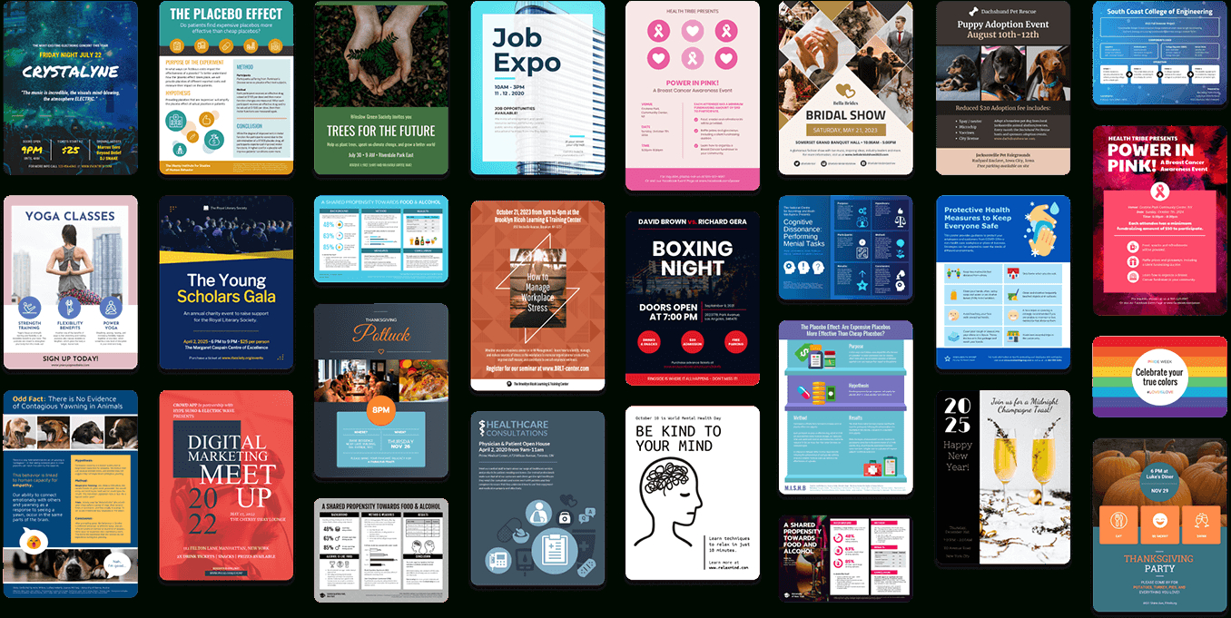 Free Online Poster Maker | Design Custom Posters | Venngage pertaining to Make Posters Online Free Printable