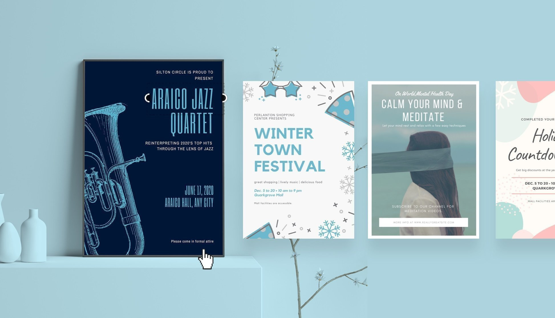 Free Online Poster Maker: Design Custom Posters With Canva with regard to Design Your Own Poster Free Printable