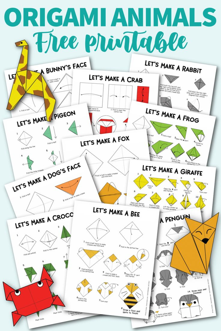 Free Origami Animals With Instructions And Diagrams throughout Printable Origami Instructions Free