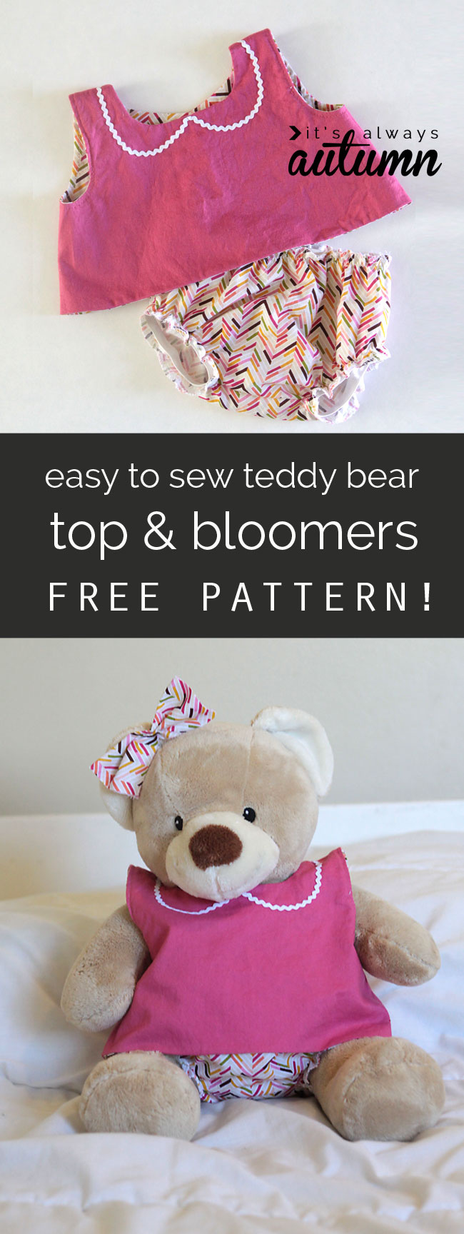 Free Pattern For Easy To Sew Teddy Bear Clothes (Build-A-Bear within Free Printable Teddy Bear Clothes Patterns