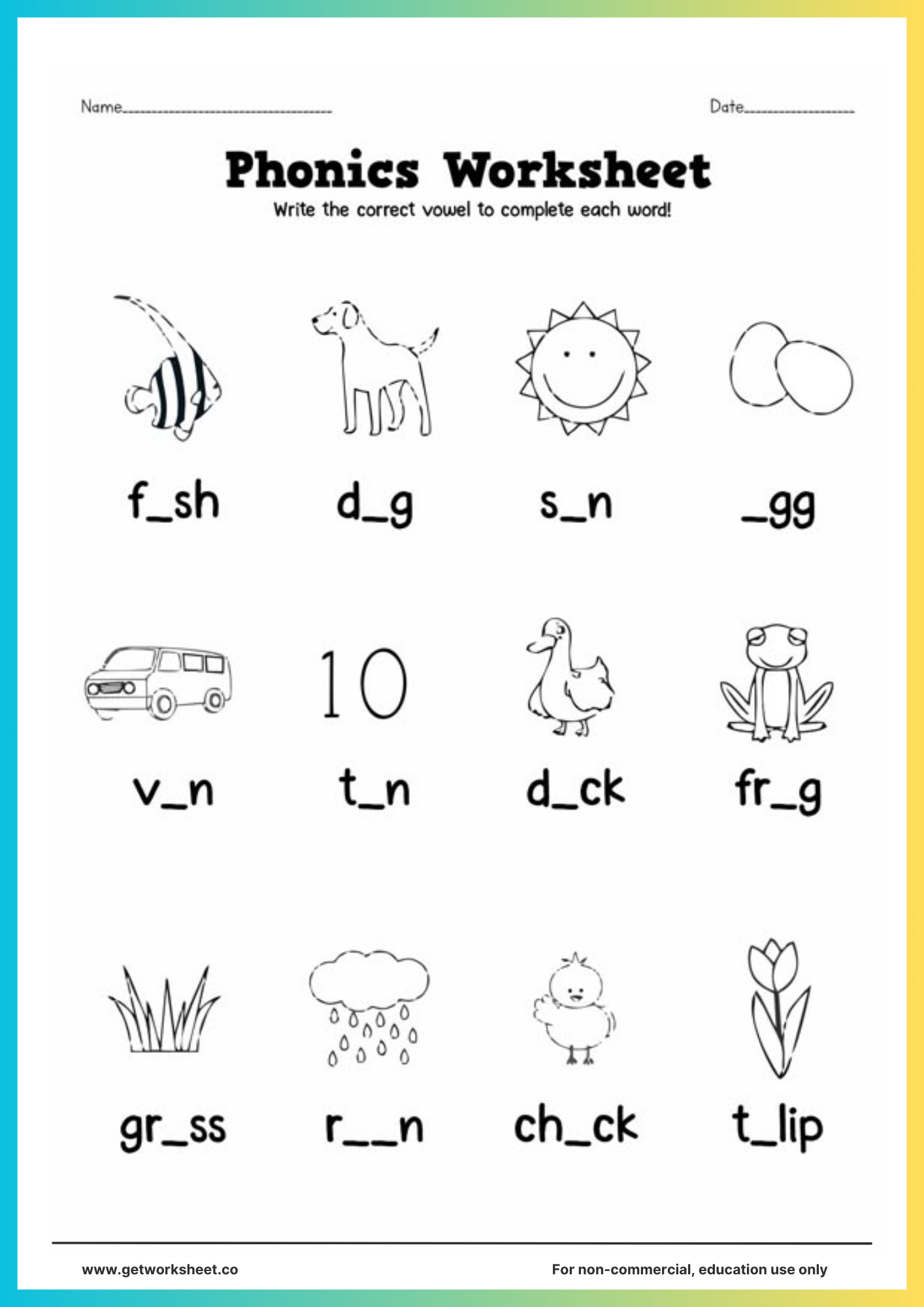 Free Phonics Worksheets Worksheets | Get Worksheet inside Jolly Phonics Worksheets Free Printable