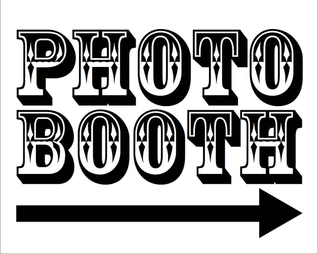 Free Photo Booth Printables For Your Wedding | Photo Booth Rocks regarding Free Printable Photo Booth Sign