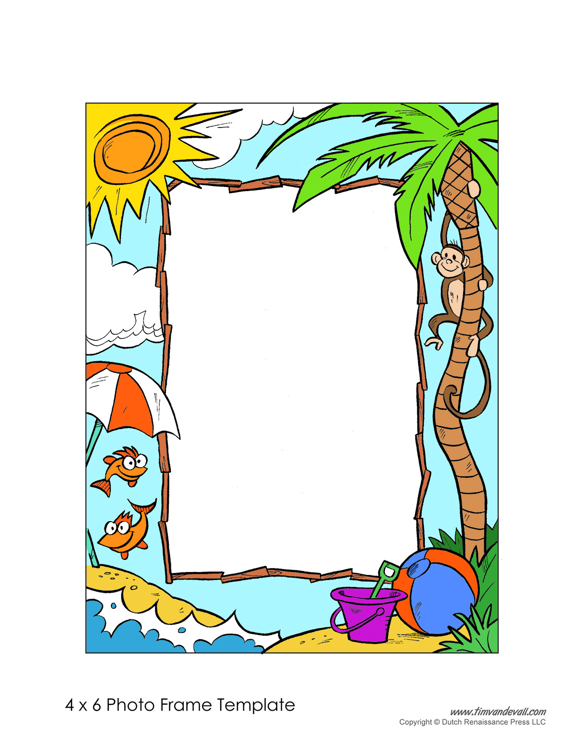 Free Photo Frame Templates - Make Your Own Photo Frame with regard to Free Printable Photo Frames