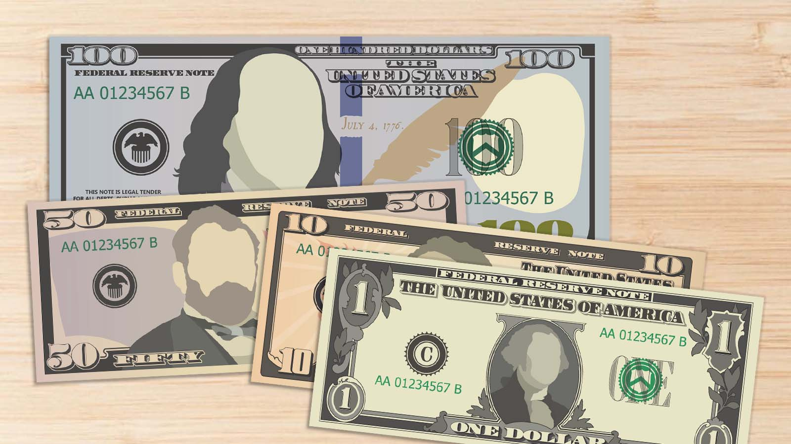 Free Play Money Printable Bundle (All Us Bills And Coins) inside Free Printable Us Currency