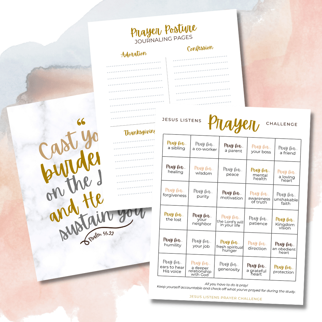Free Prayer Journal Pages throughout Free Printable Prayer Journal