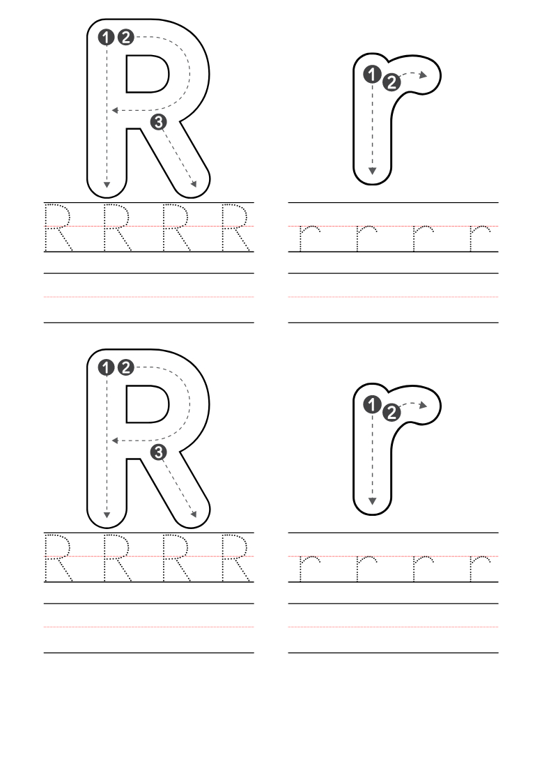 Free Preschool Letter R Worksheets Printable Pdf within Free Printable Preschool Worksheets For The Letter R