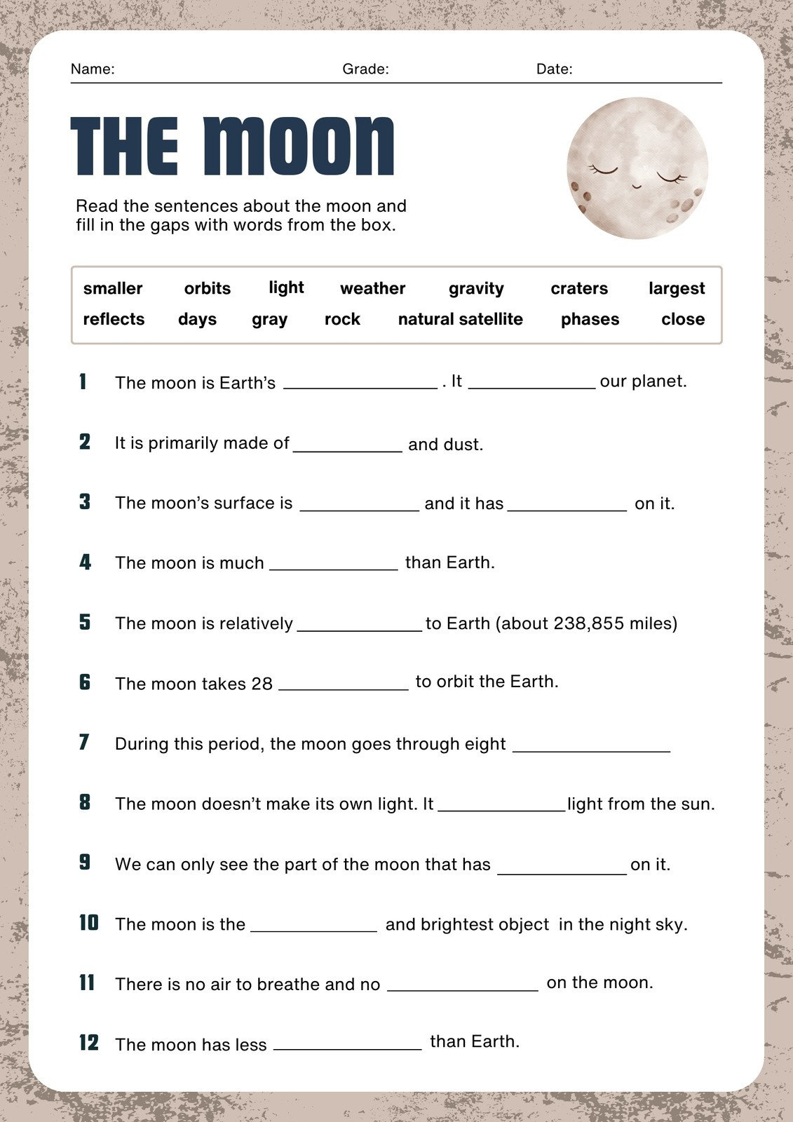 Free Printable 3Rd Grade Reading Worksheet Templates | Canva for Free Printable 3Rd Grade Reading Worksheets