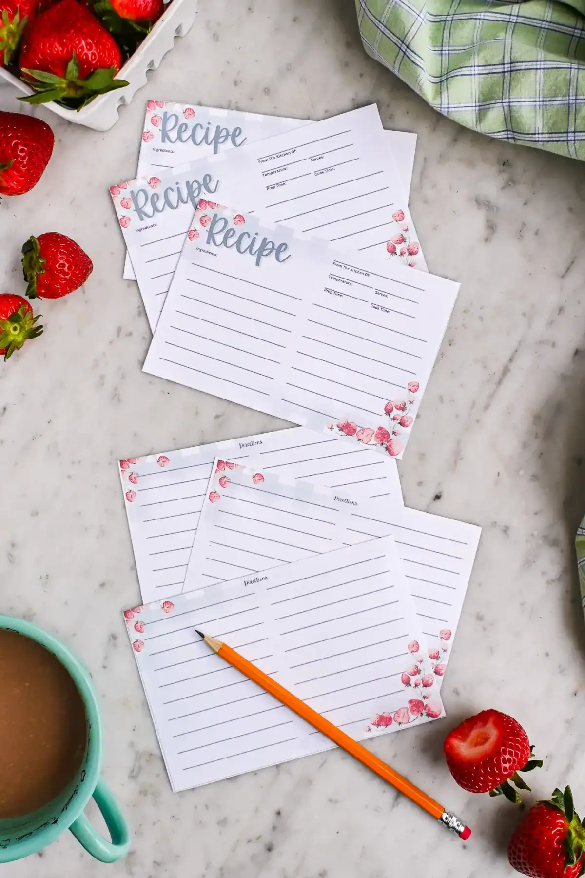 Free Printable 4X6 Recipe Cards For Family Recipes - Idie'S Farm with Free Printable Photo Cards 4X6