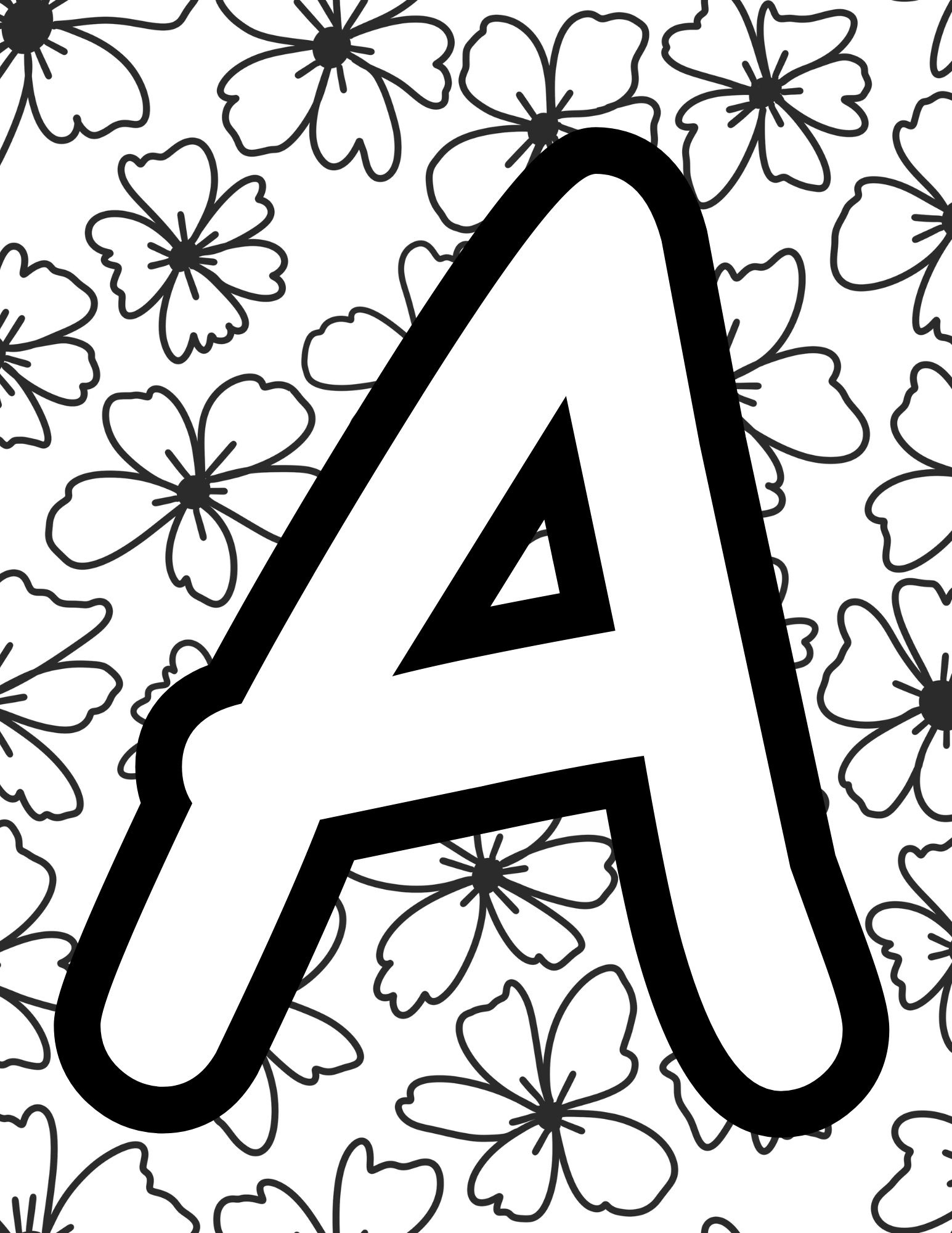 Free Printable Abc Coloring Pages: Learn Alphabet Letters! | Skip with Free Printable Alphabet Coloring Pages