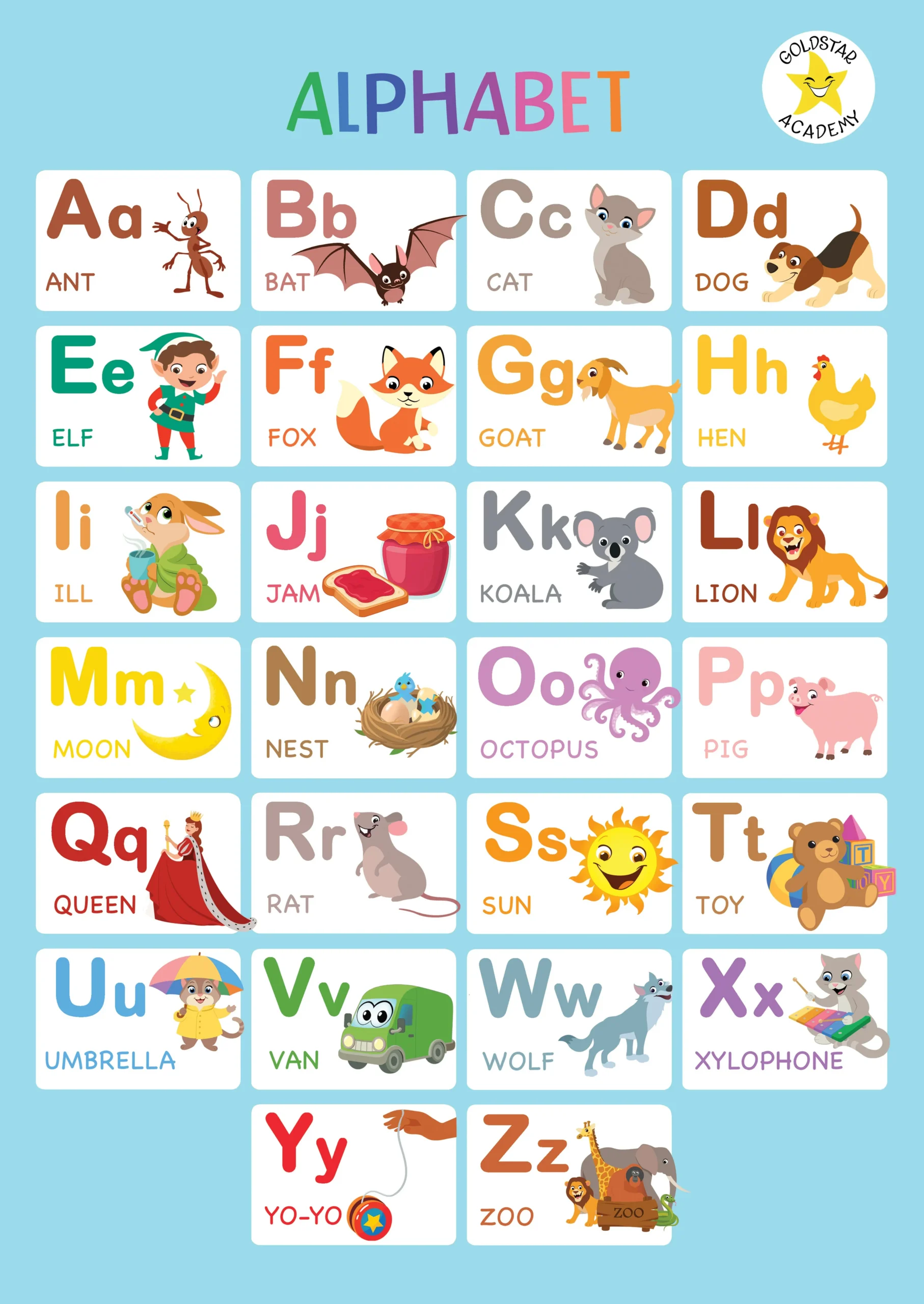Free Printable Alphabet Posters: Boost Phonics Learning For Preschool! regarding Free Printable Alphabet Letters For Display