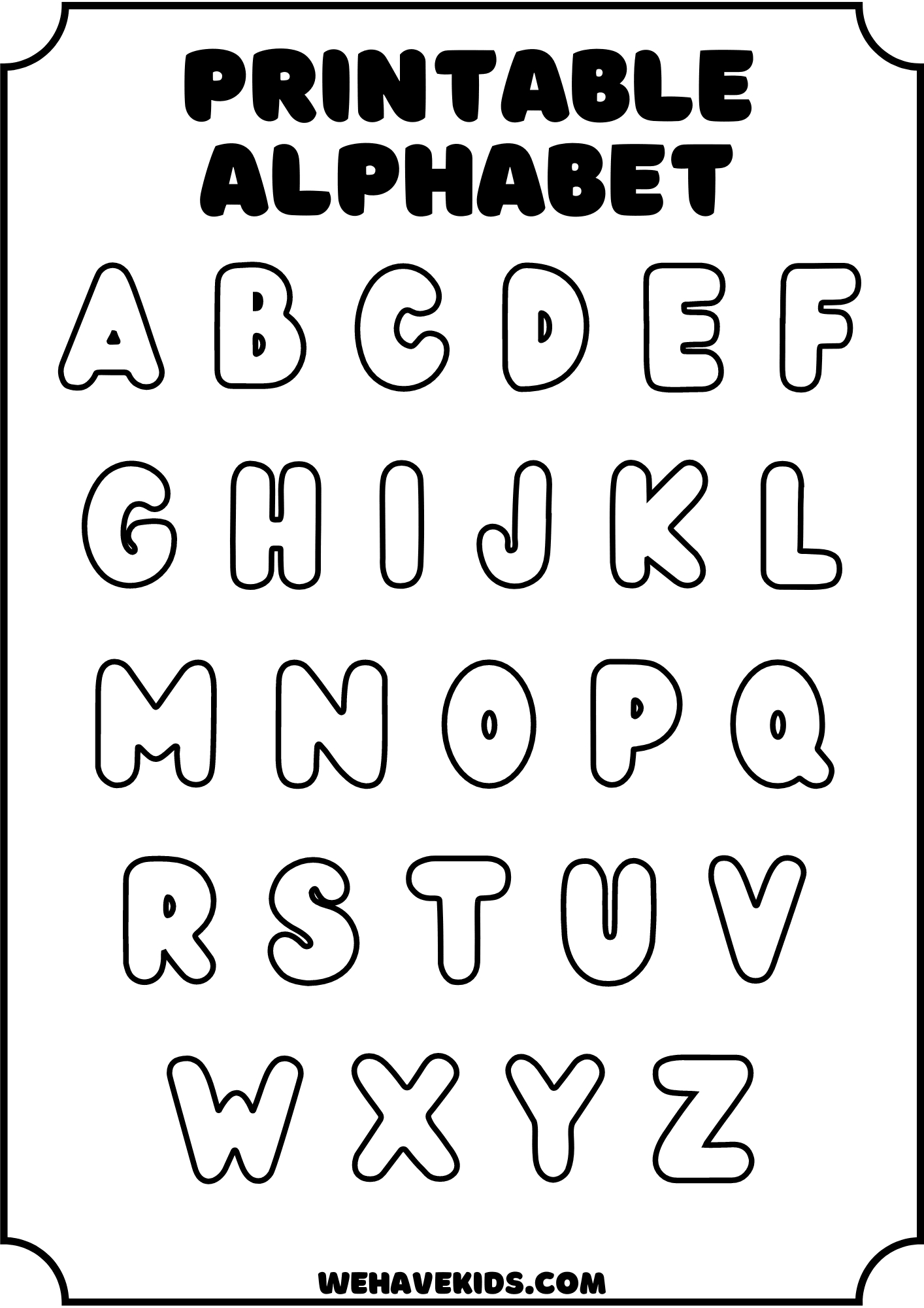 Free Printable Alphabet Stencils For Kids: Crafts, Decor, And More with regard to Free Printable Fonts Stencils