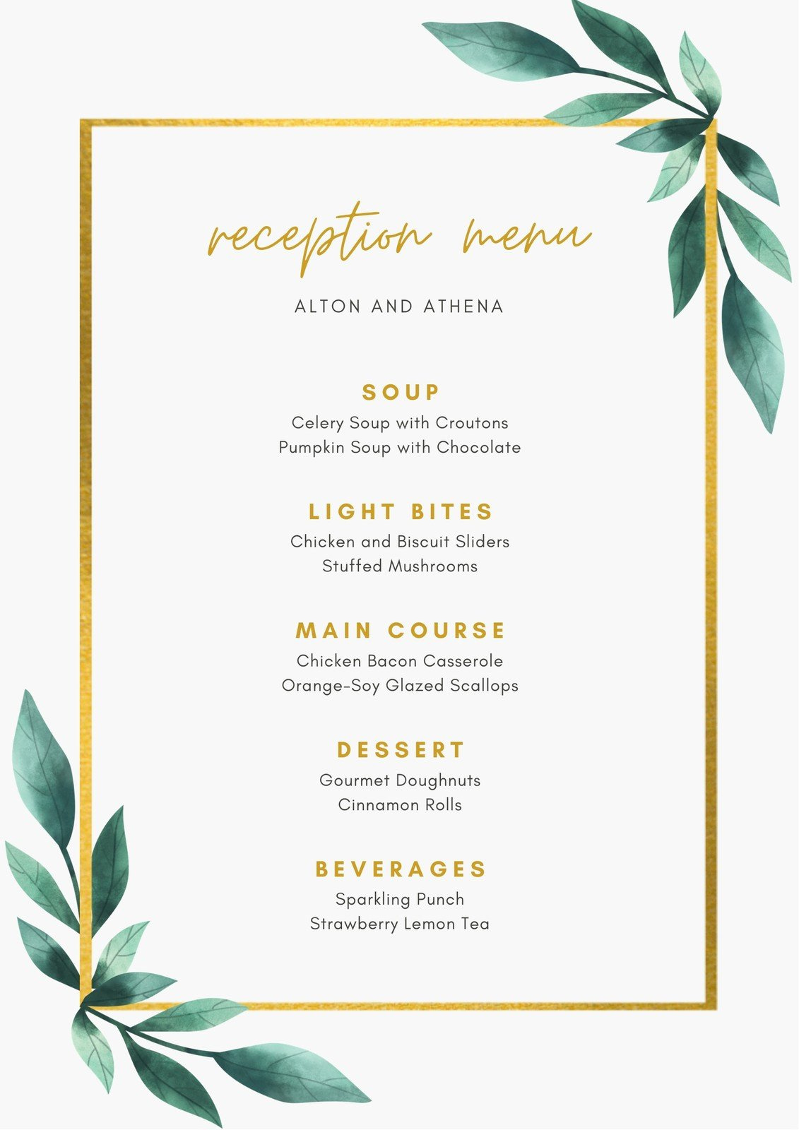 Free Printable And Customizable Fancy Menu Templates | Canva with regard to Free Printable Menu Templates