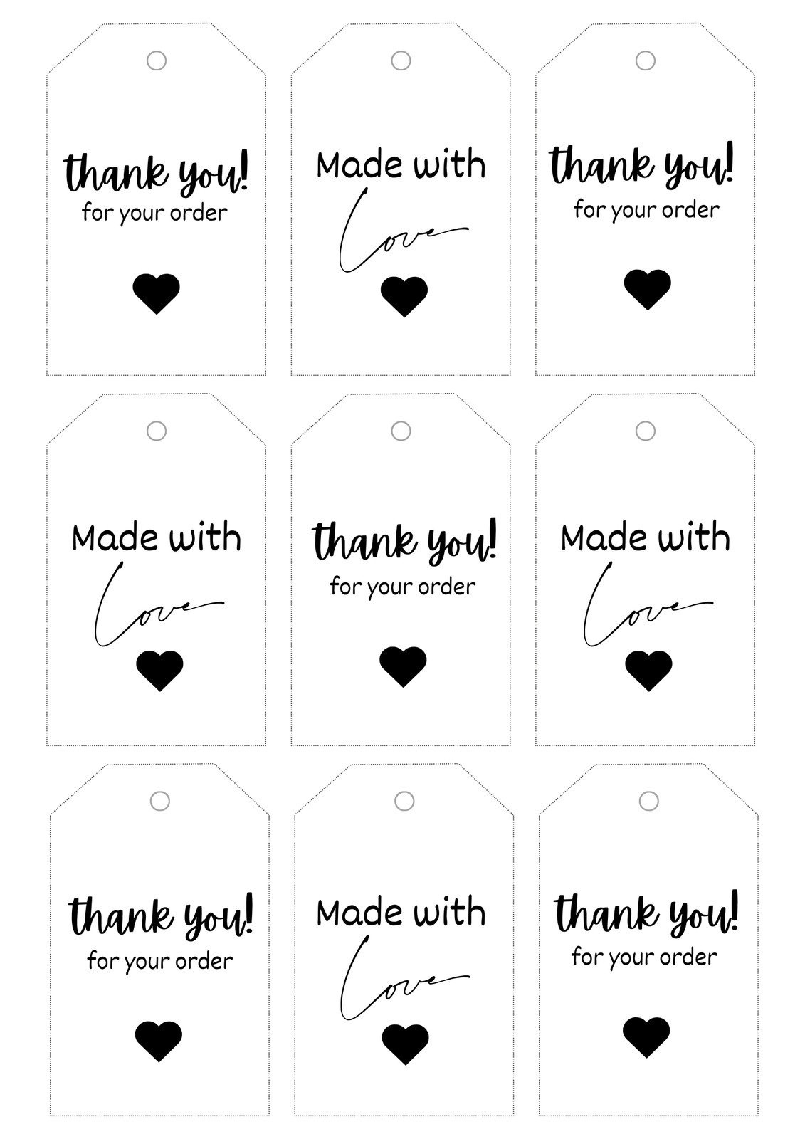 Free, Printable And Customizable Gift Tag Templates | Canva intended for Free Printable Gift Tags Templates