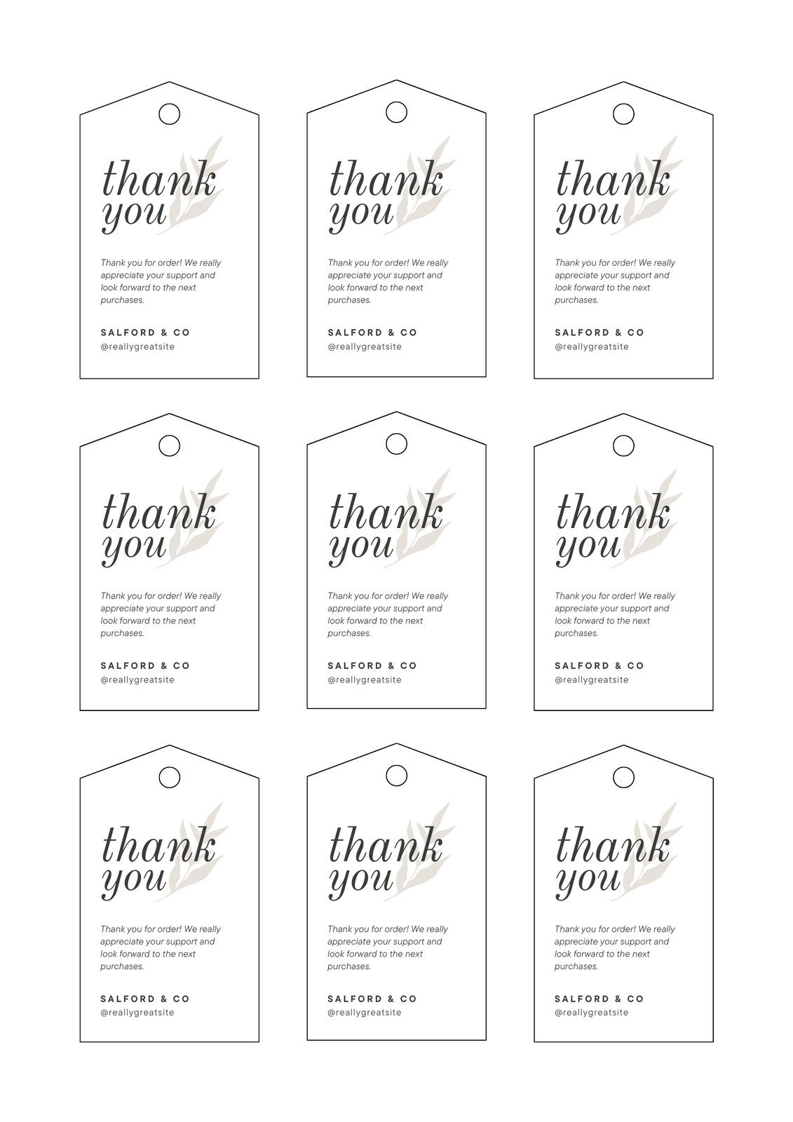 Free, Printable And Customizable Gift Tag Templates | Canva pertaining to Free Printable Gift Name Tags