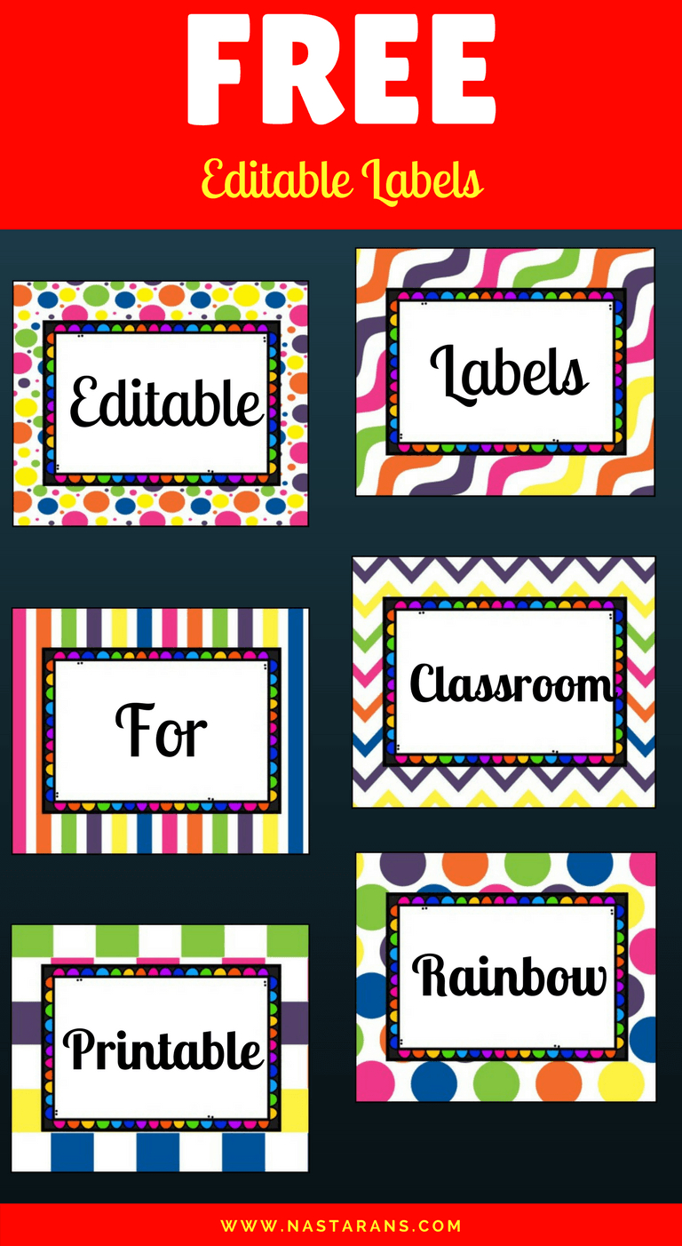 Free Printable And Editable Labels For Classroom Organization within Free Printable Classroom Signs And Labels