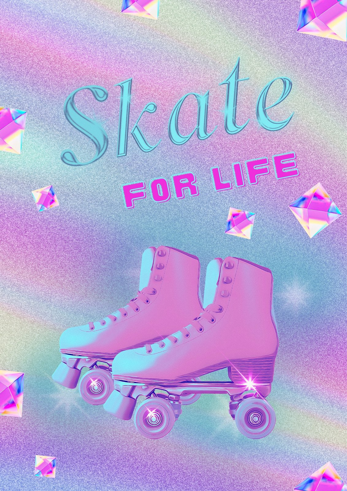 Free Printable And Editable Skate Poster Templates | Canva pertaining to Free Printable Roller Skate Template