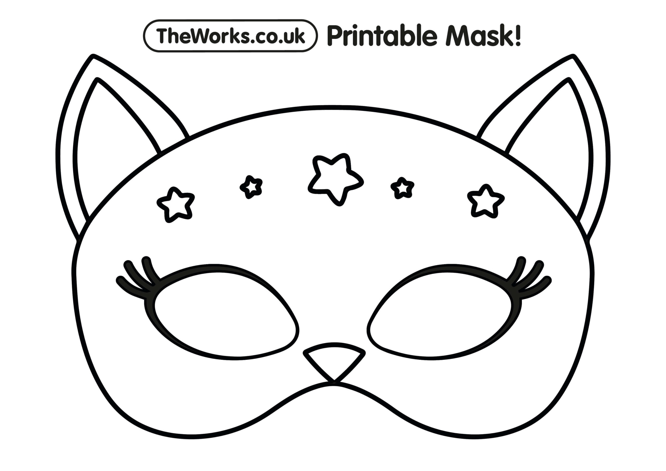 Free Printable Animal Masks | The Works intended for Free Printable Face Masks