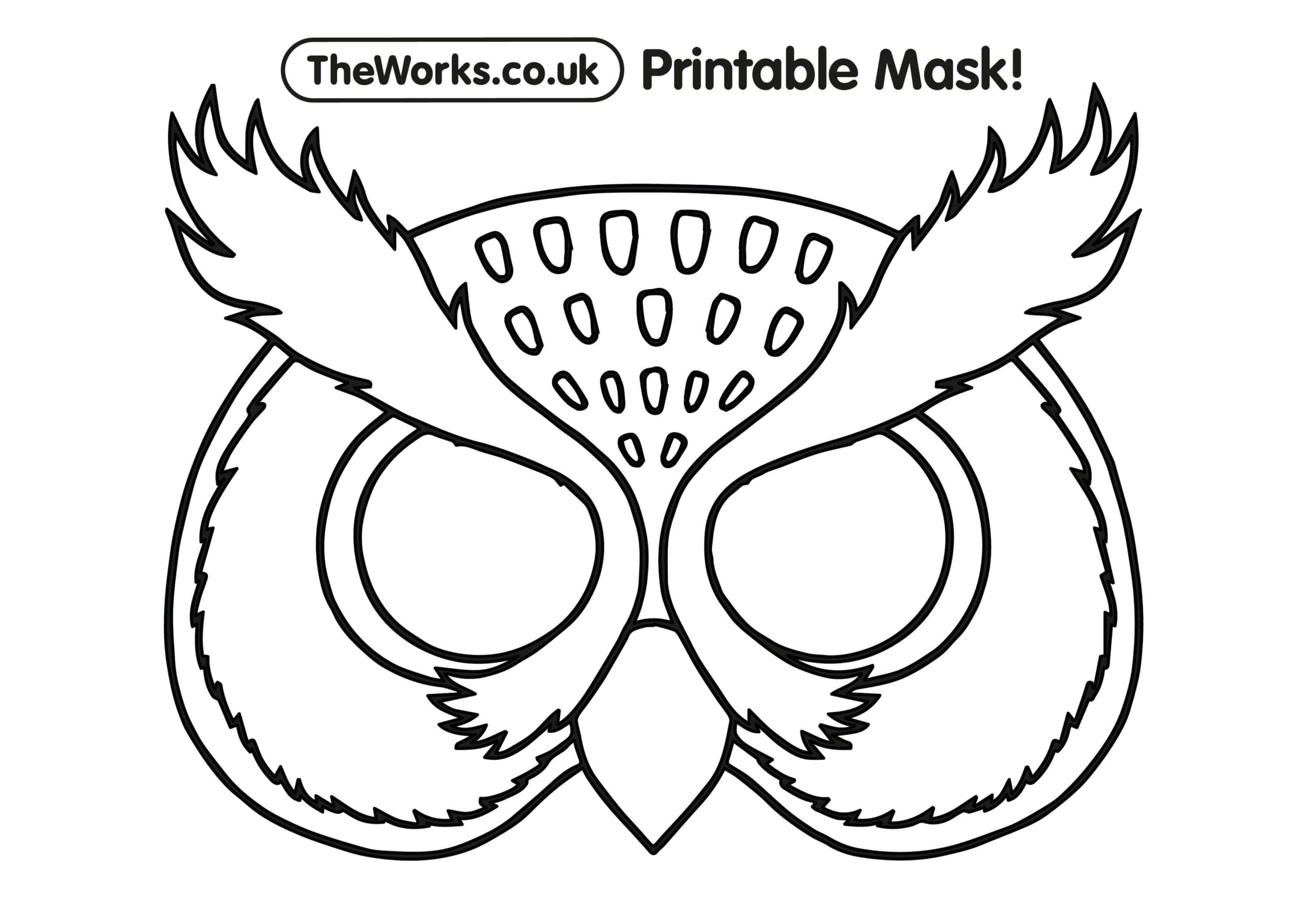 Free Printable Animal Masks | The Works throughout Animal Face Masks Printable Free