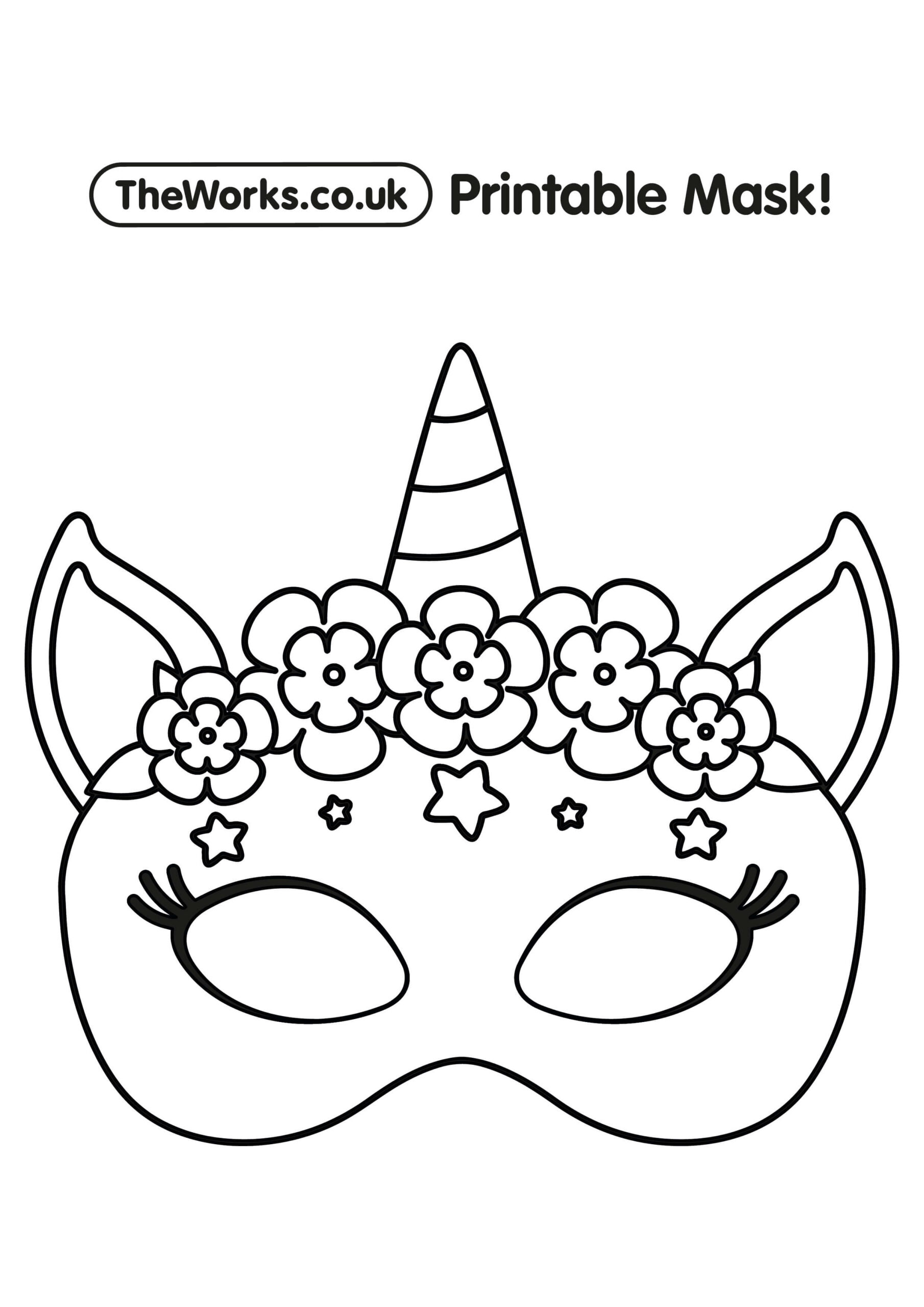 Free Printable Animal Masks | The Works with Free Printable Face Masks