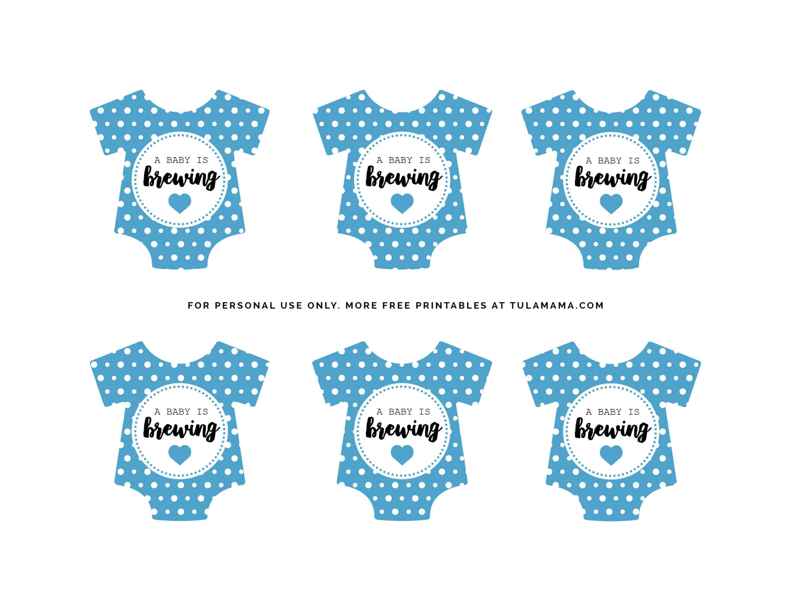 Free Printable Baby Onesie Template For Baby Shower Decorations intended for Free Printable Baby Shower Decorations For A Boy