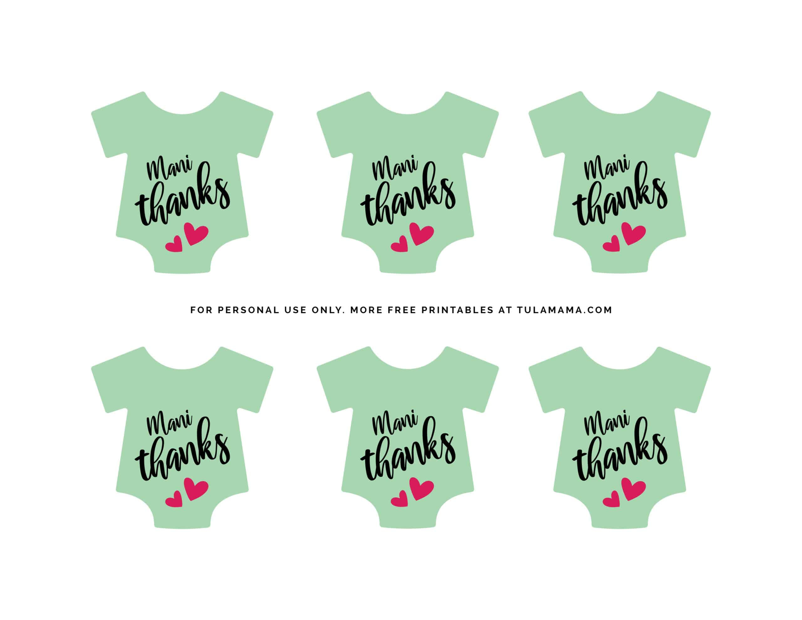 Free Printable Baby Onesie Template For Baby Shower Decorations regarding Free Printable Onesies