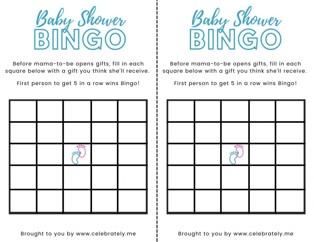 Free Printable Baby Shower Bingo Cards (Gift And Traditional pertaining to Baby Bingo Free Printable Template
