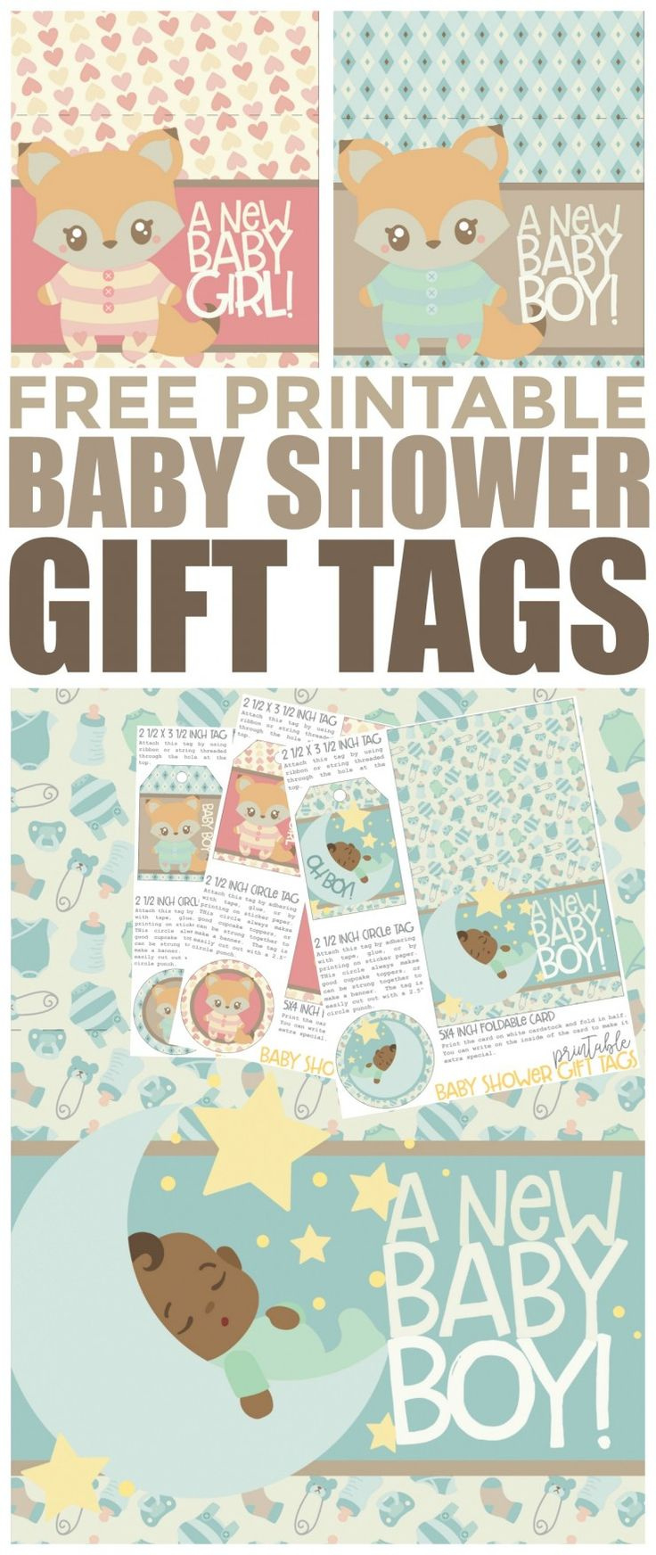 Free Printable Baby Shower Gift Tags pertaining to Free Printable Baby Shower Gift Tags