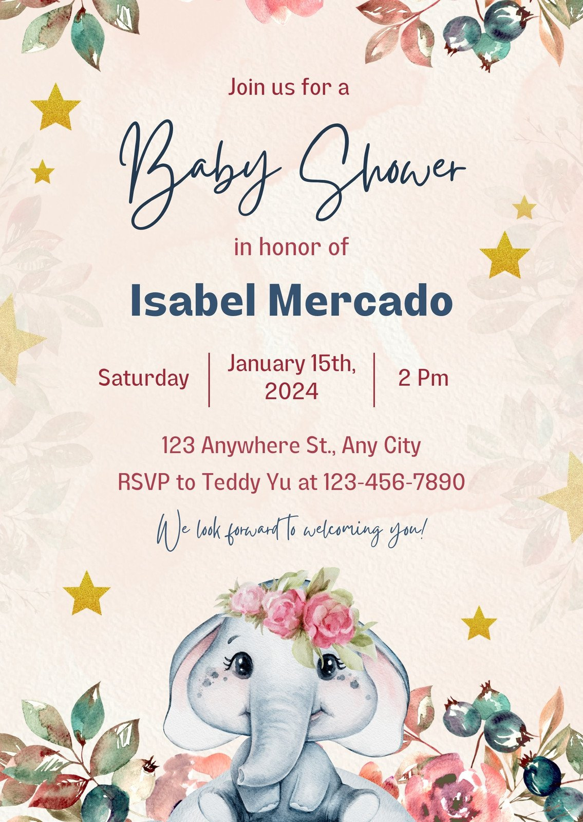 Free Printable Baby Shower Invitation Custom Printable Free intended for Free Printable Baby Shower Invitation Maker