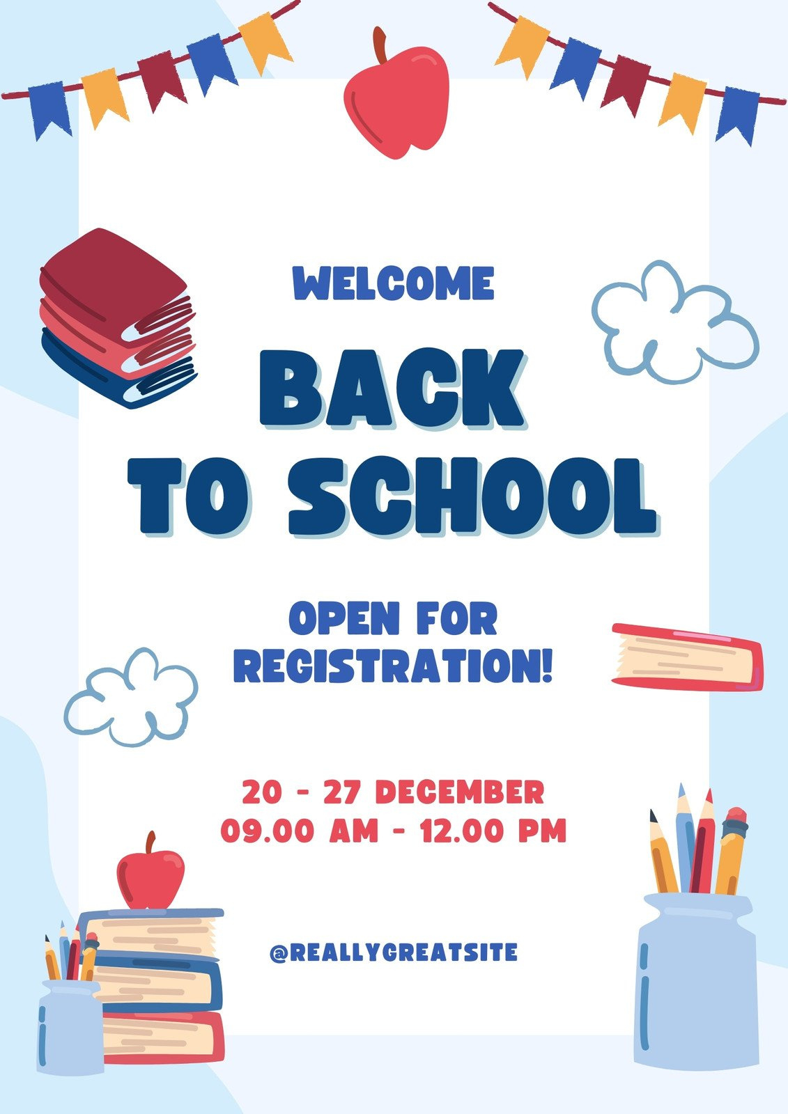 Free, Printable Back To School Flyer Templates | Canva throughout Free Printable Flyer Templates