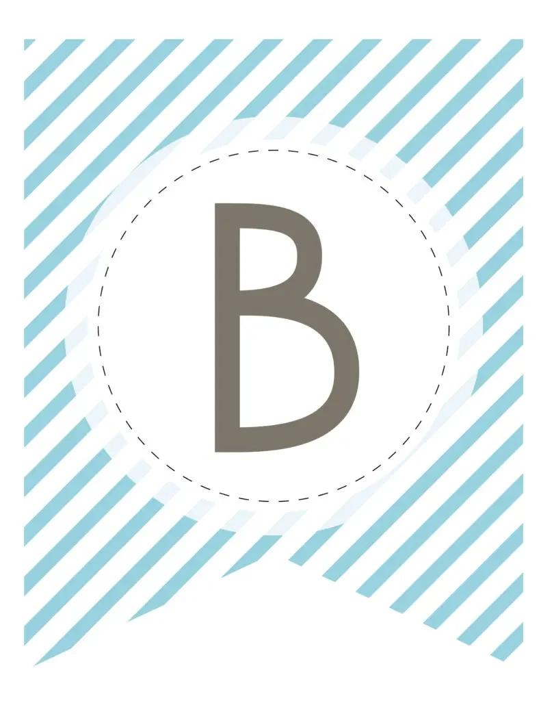 Free Printable Banner Letters pertaining to Free Printable Baby Shower Banner Letters