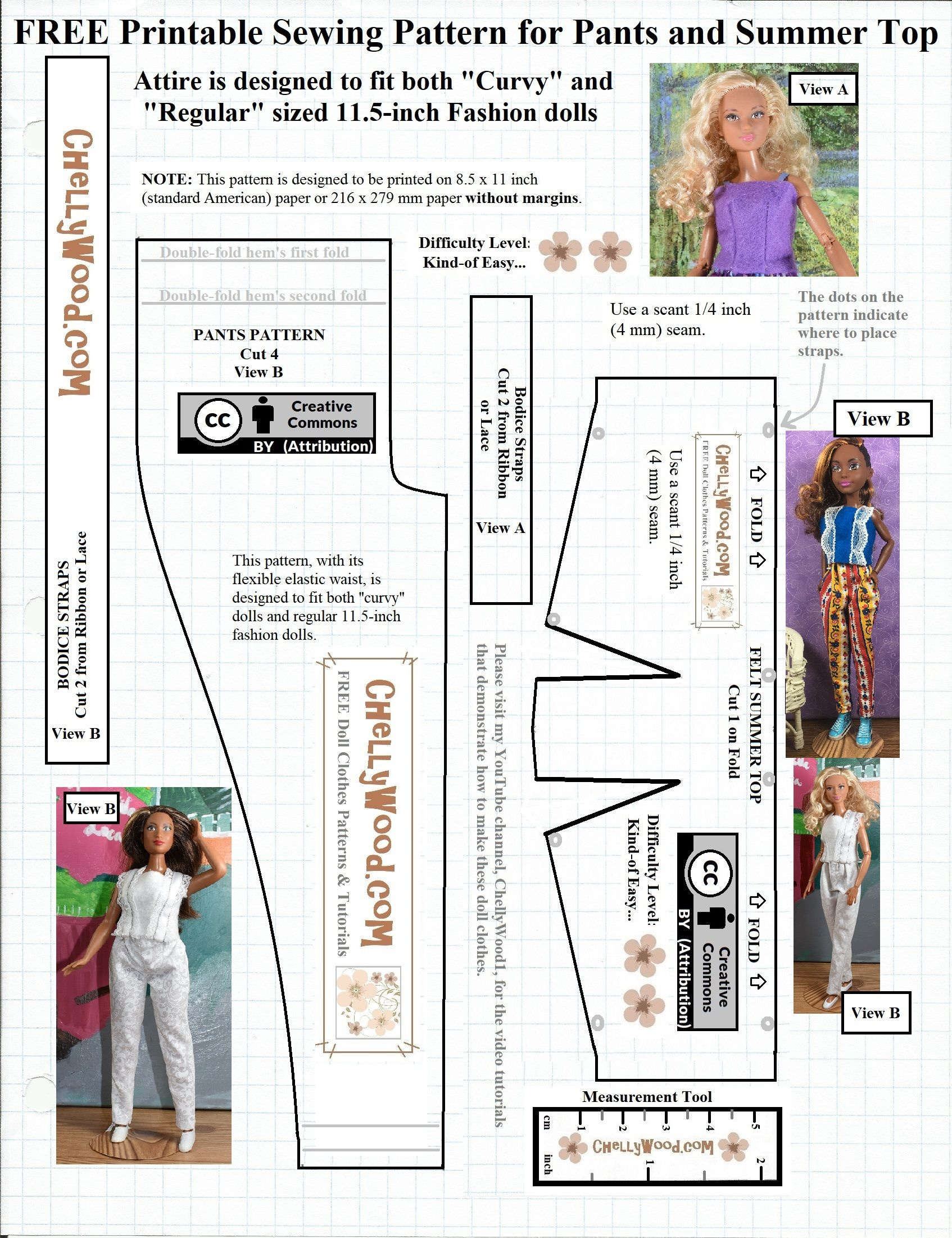 Free Printable Barbie Sewing Patterns within Free Printable Barbie Doll Sewing Patterns Template