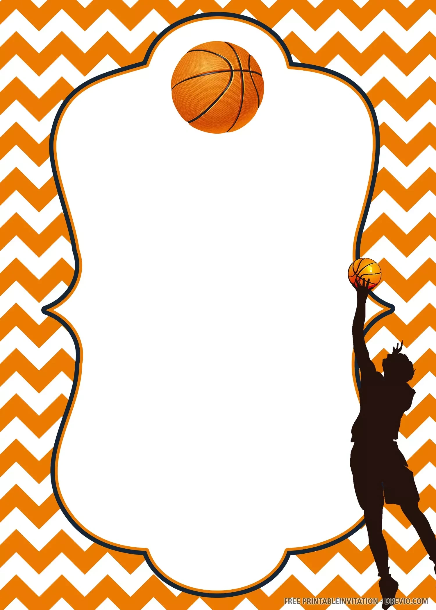 Free Printable Basketball Invitation Templates - Worksheets Library regarding Basketball Invites Free Printable