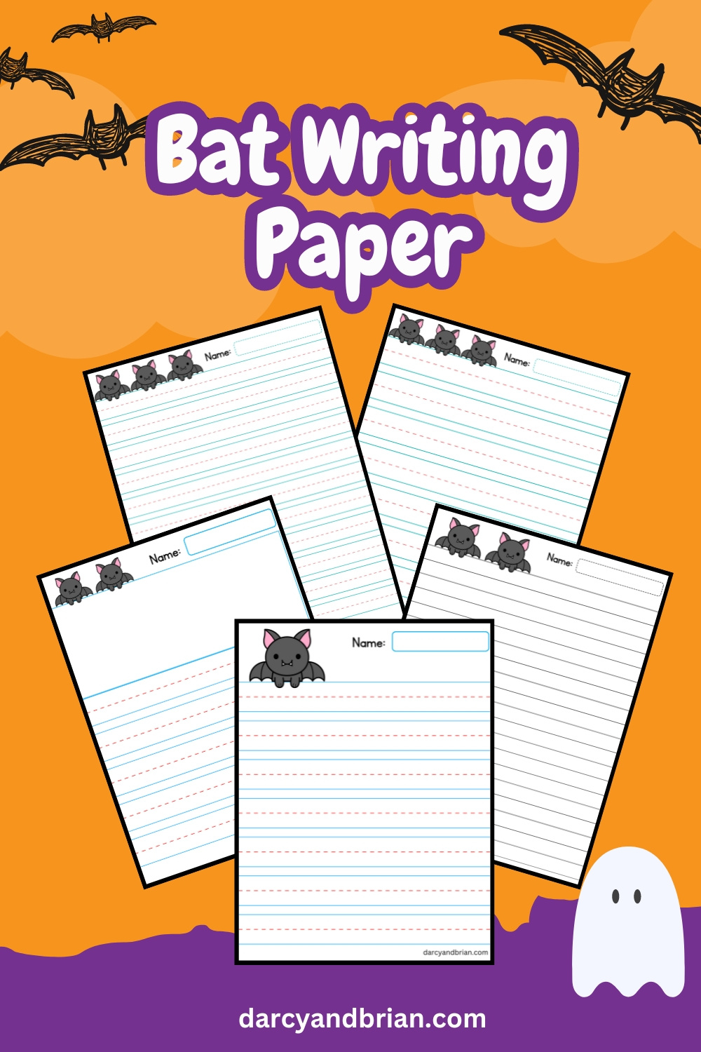 Free Printable Bat Writing Paper For Kids for Free Printable Bat Writing Paper