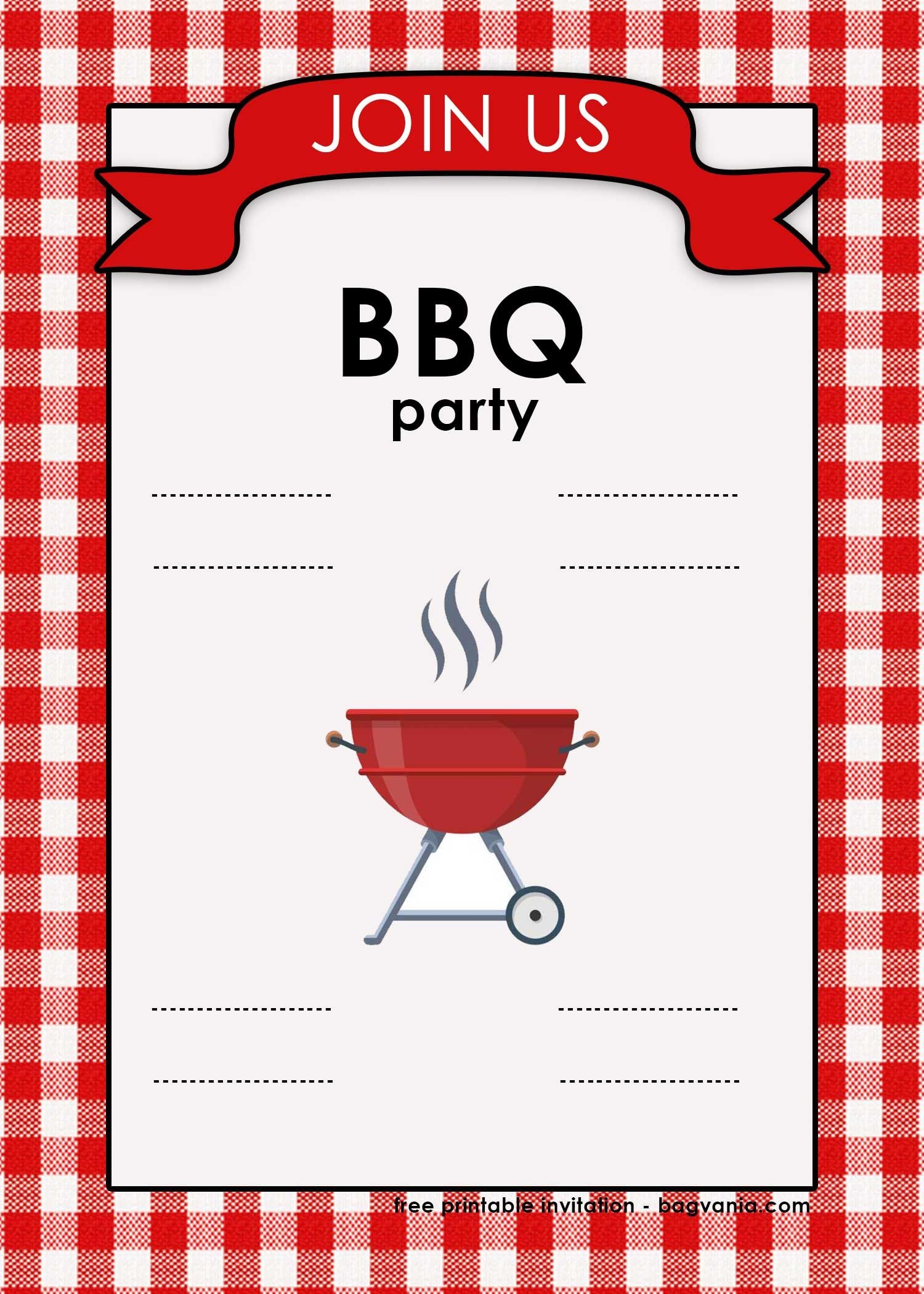 Free Printable Bbq Invitation Template For Your Parties throughout Free Printable Cookout Invitations