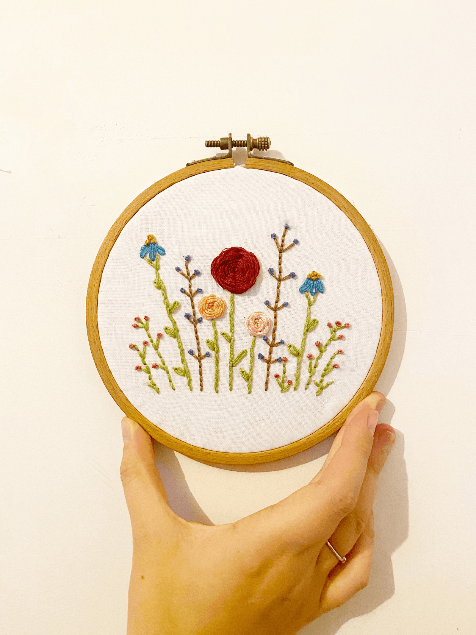 Free Printable Beginner Embroidery Pattern | Missy Kate Creations for Free Printable Embroidery Patterns
