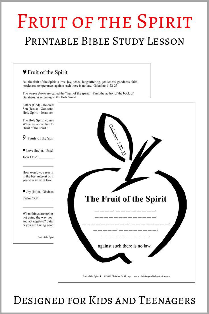 Free Printable Bible Study Lesson For Kids &Amp; Teens | Youth for Free Printable Children'S Bible Lessons Worksheets