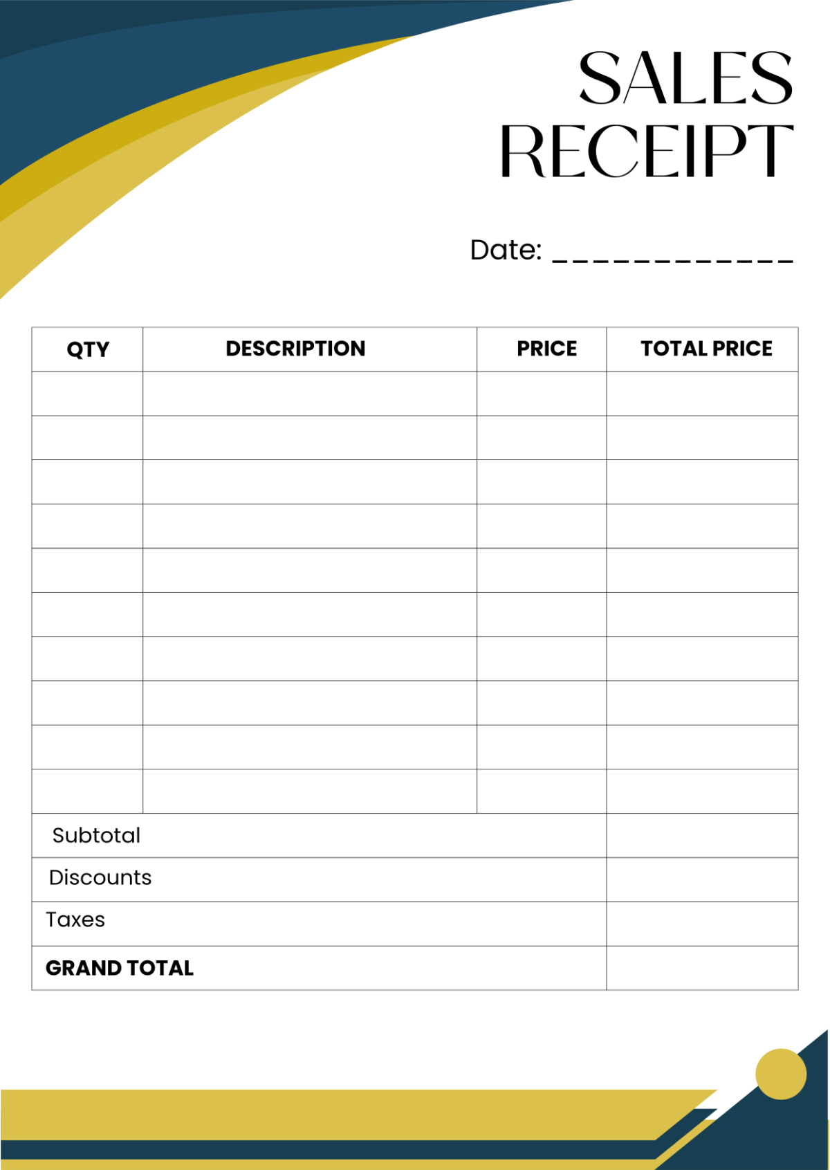 Free Printable Blank Receipt Template To Edit Online within Free Printable Receipts