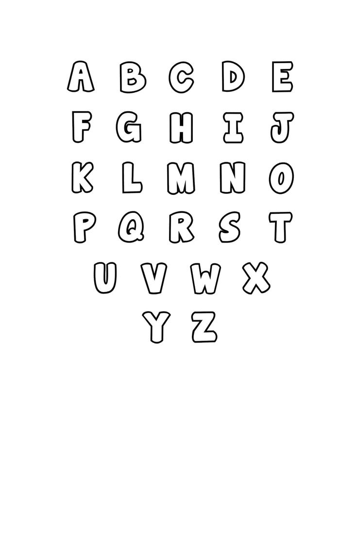 Free Printable Bubble Letter Stencils: Bubble Letters Set in Free Printable Fonts Stencils