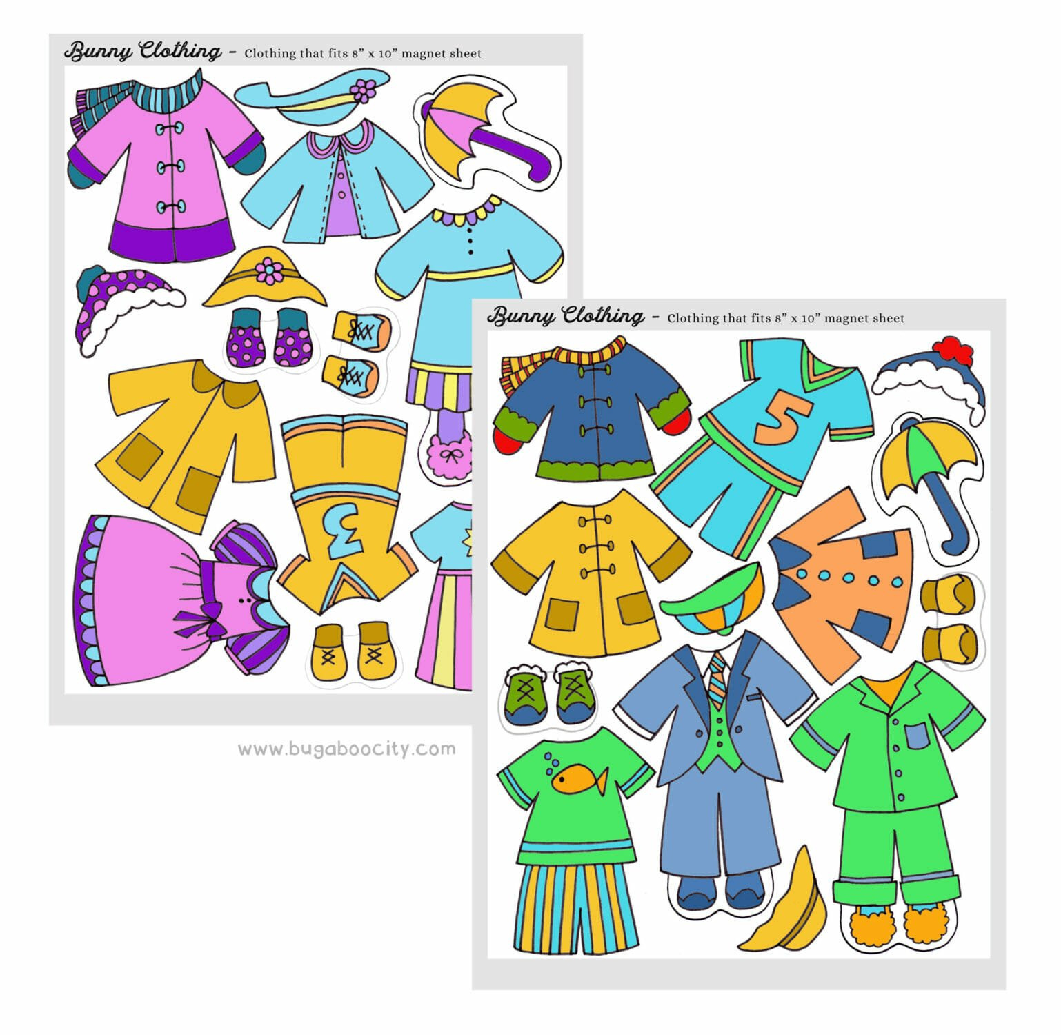 Free Printable Bunny Paper Dolls - Crafting Cheerfully throughout Free Printable Paper Dolls