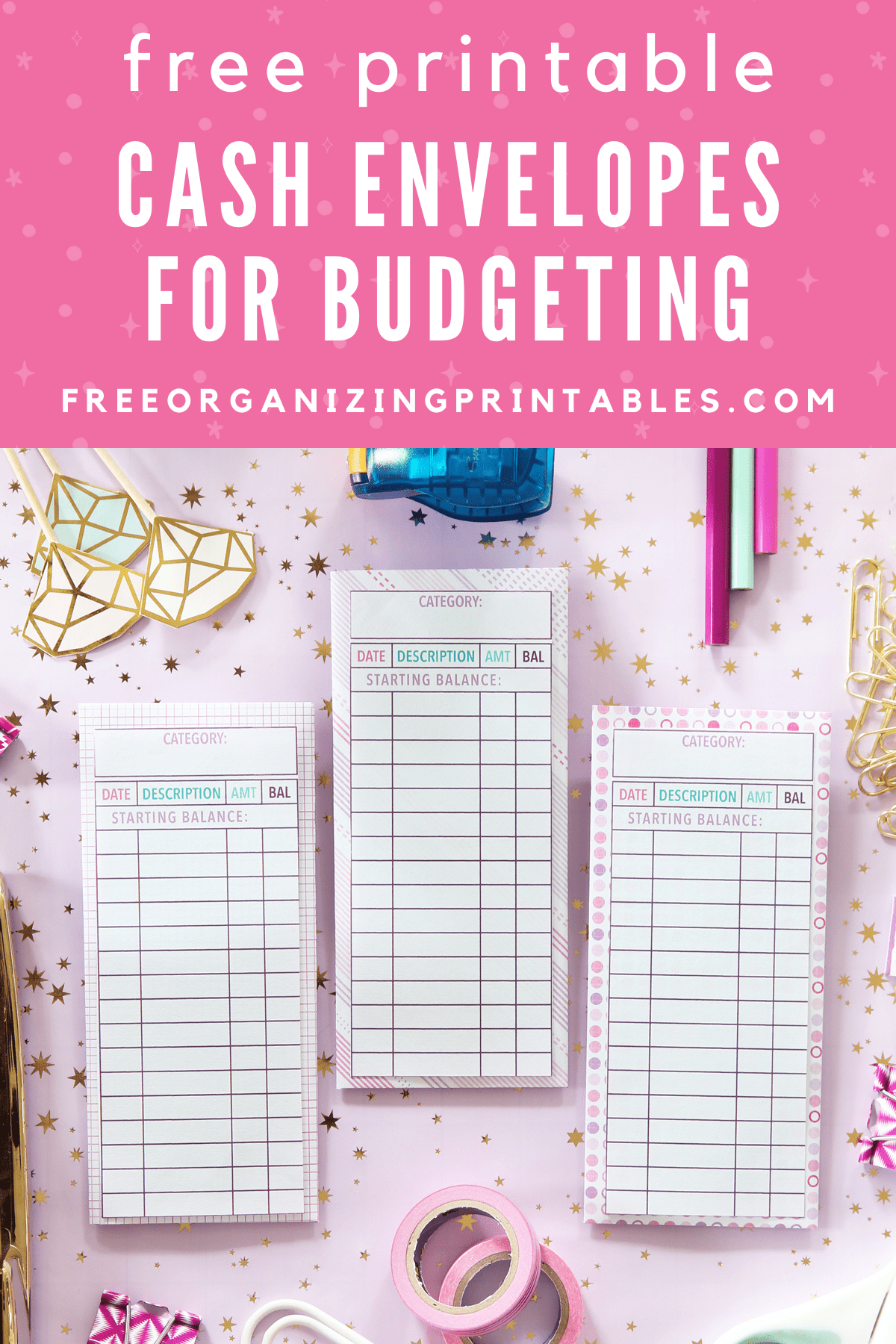 Free Printable Cash Envelopes For Budgeting for Free Printable Money Envelopes