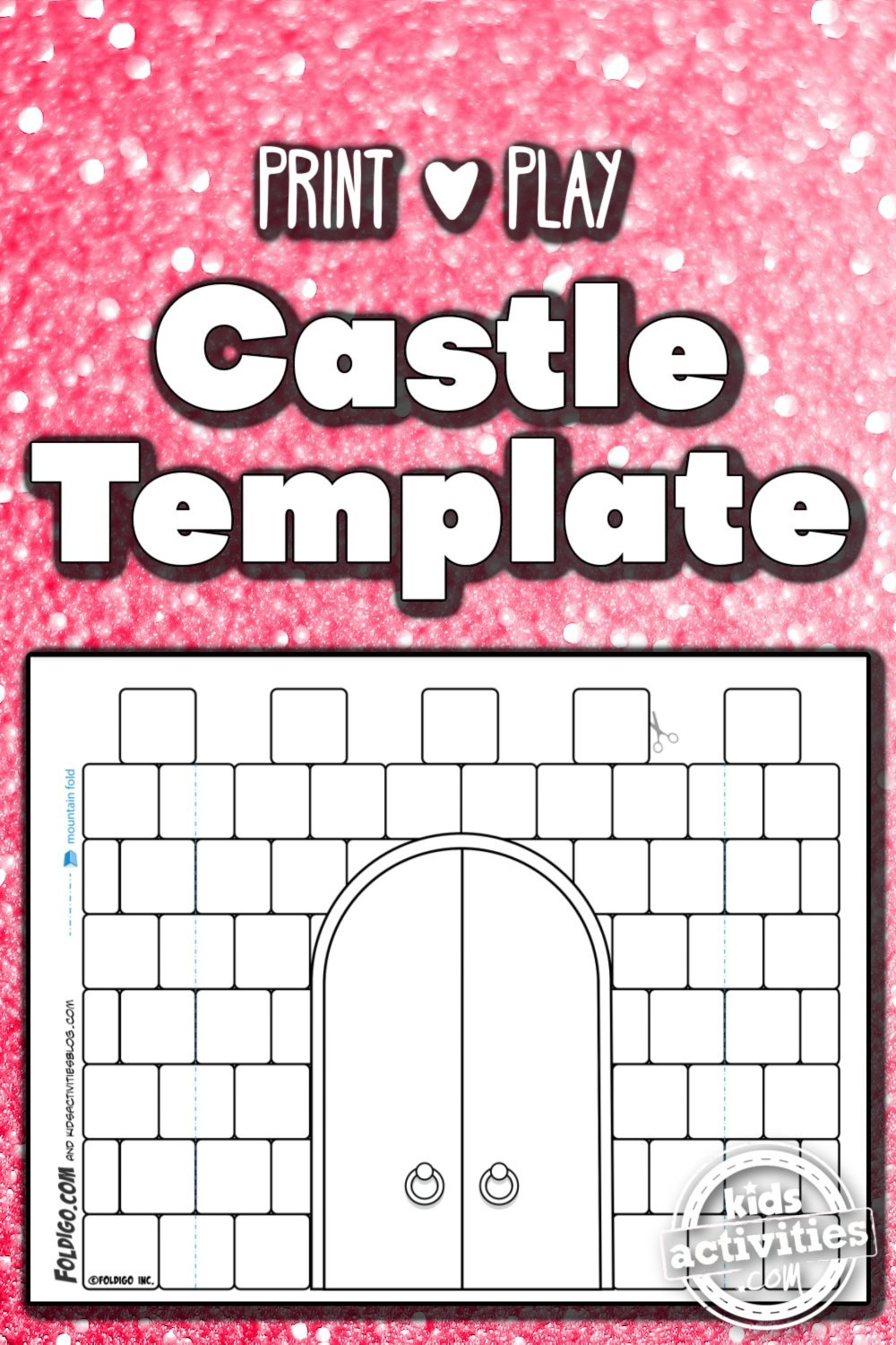 Free Printable Castle, King &amp;amp; Queen Set For Kids | Kids Activities for Free Printable Castle Templates