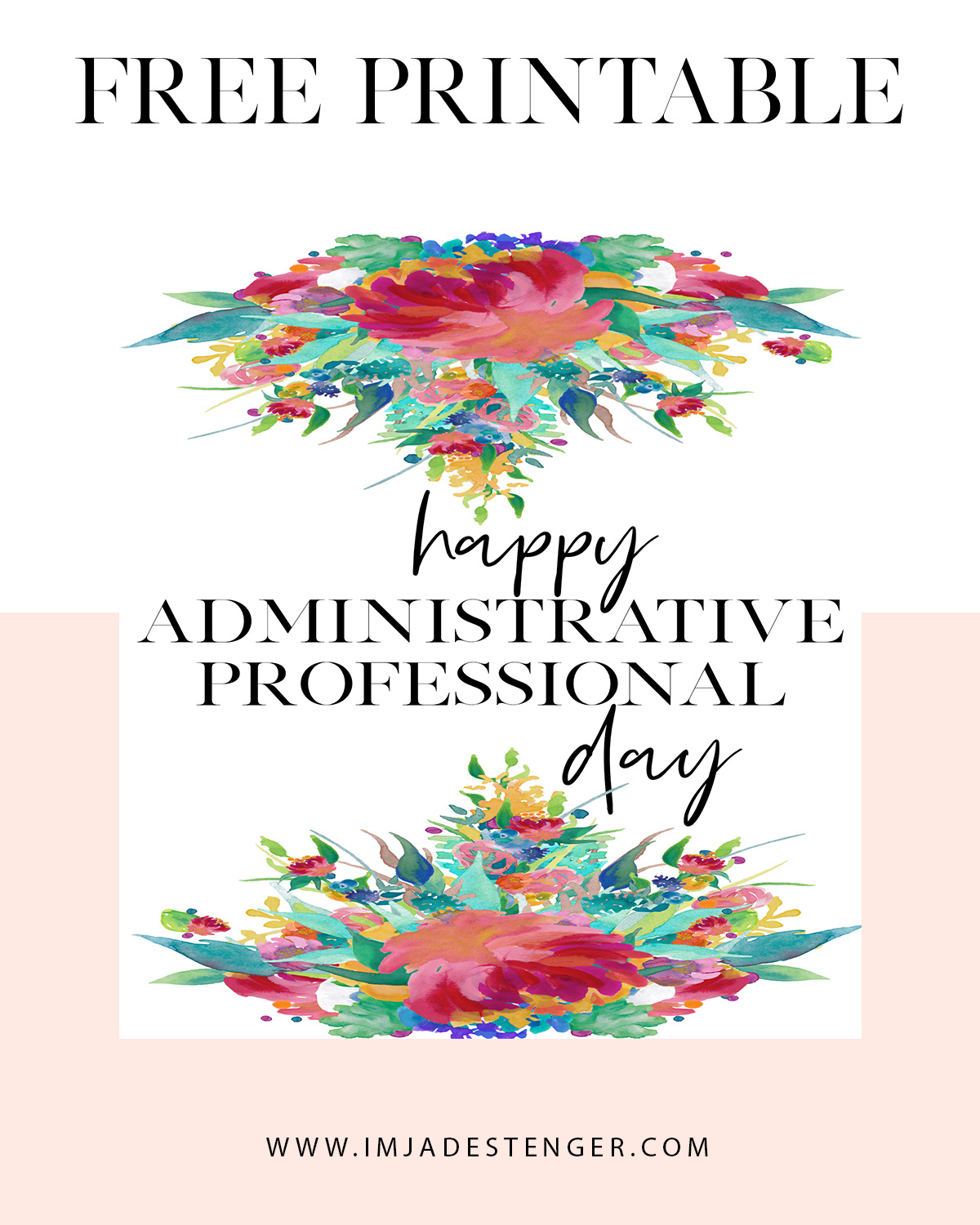 Free Printable: Celebrating Administrative Professional Day | I'M regarding Administrative Professionals Cards Printable Free