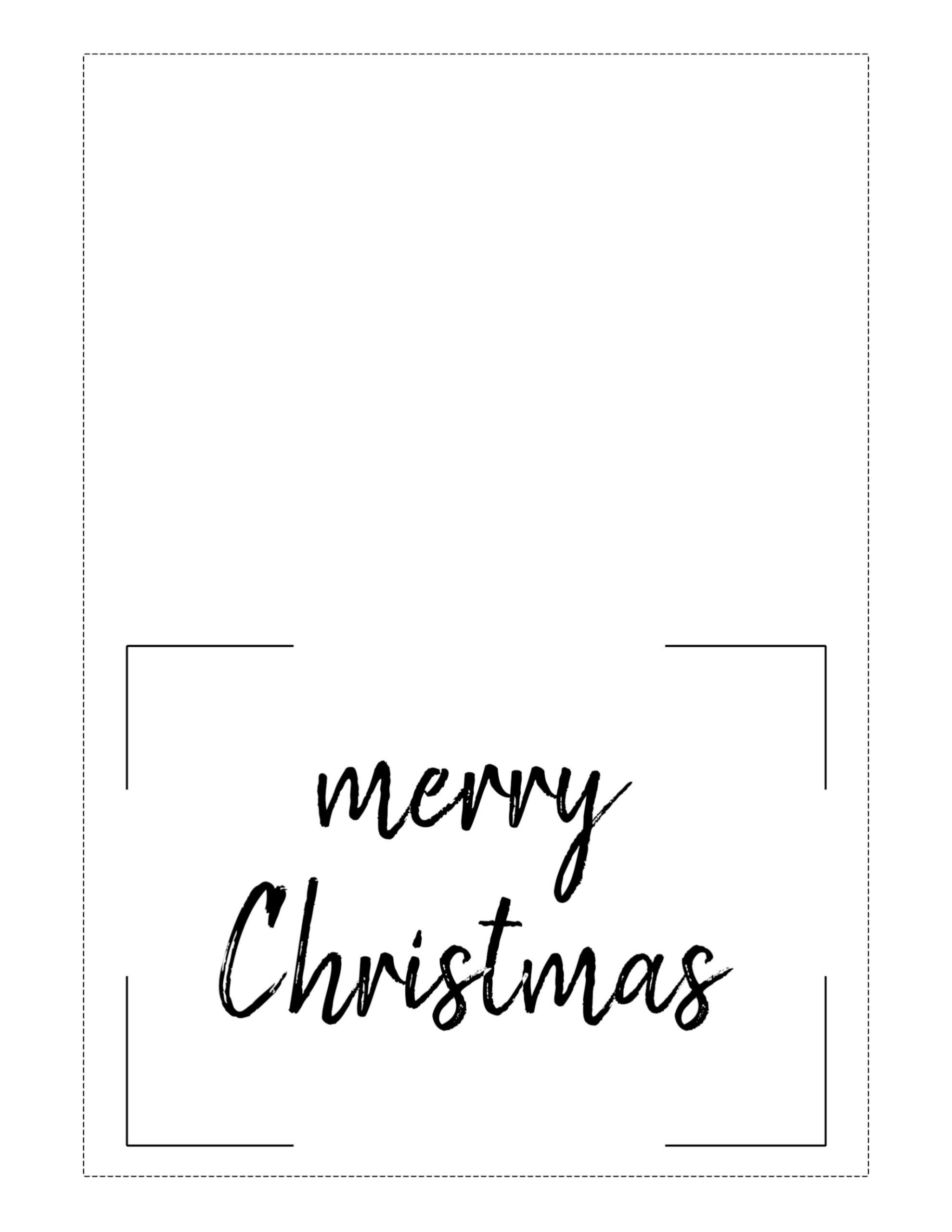 Free Printable Christmas Cards (Basic) - Paper Trail Design throughout Free Printable Xmas Cards Download