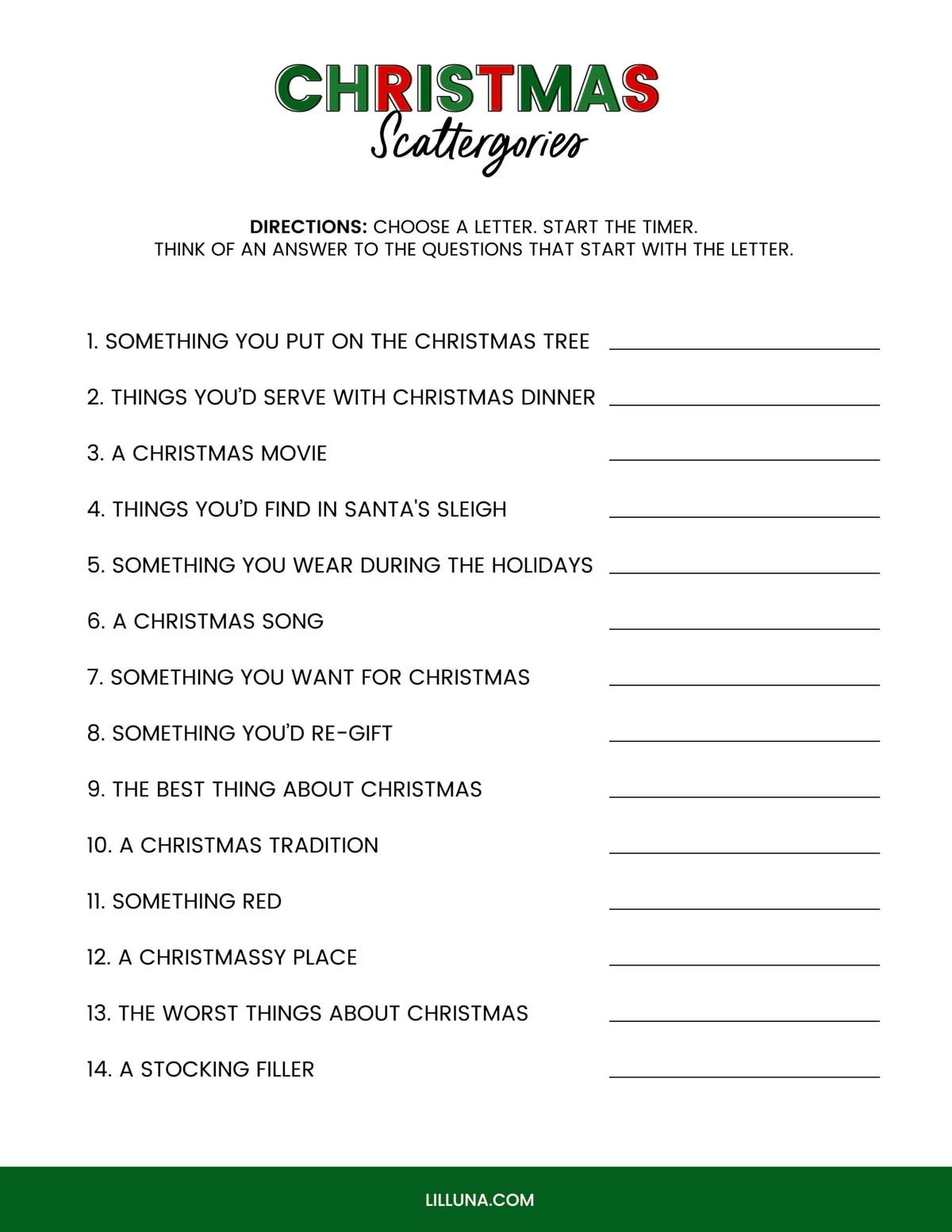 Free Printable Christmas Games {4 Freebies} | Lil Luna pertaining to Free Holiday Games Printable