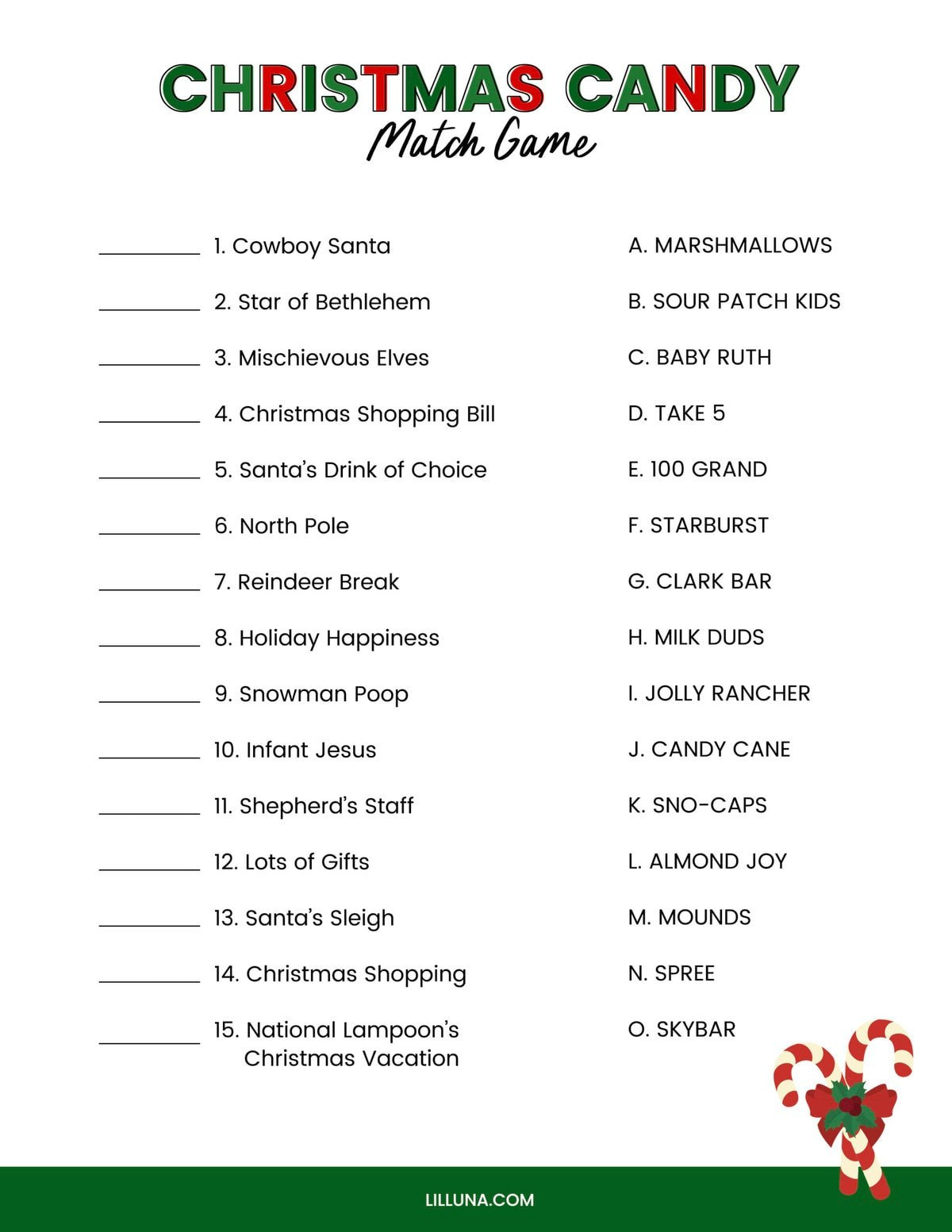 Free Printable Christmas Games {4 Freebies} | Lil&amp;#039; Luna pertaining to Free Printable Christmas Word Games For Adults
